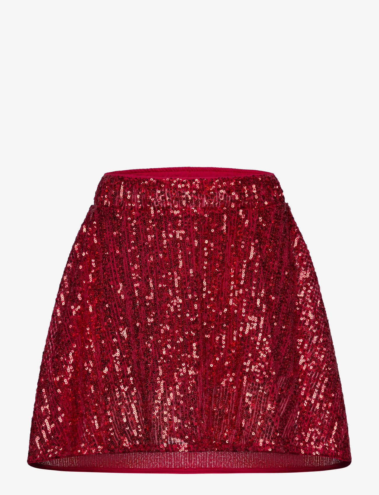 Lindex - skirt sequins skater - short skirts - dark red - 1
