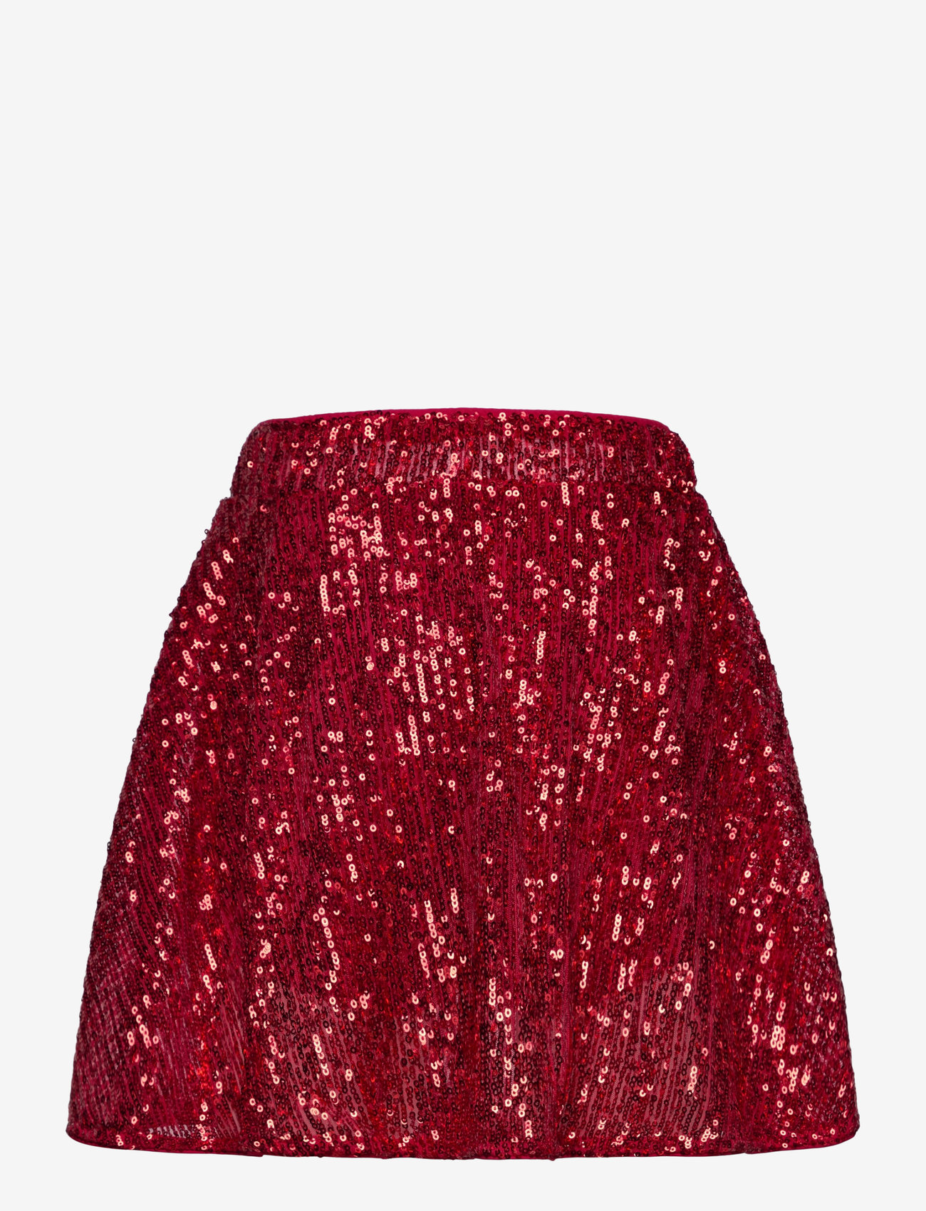 Lindex - skirt sequins skater - short skirts - dark red - 2
