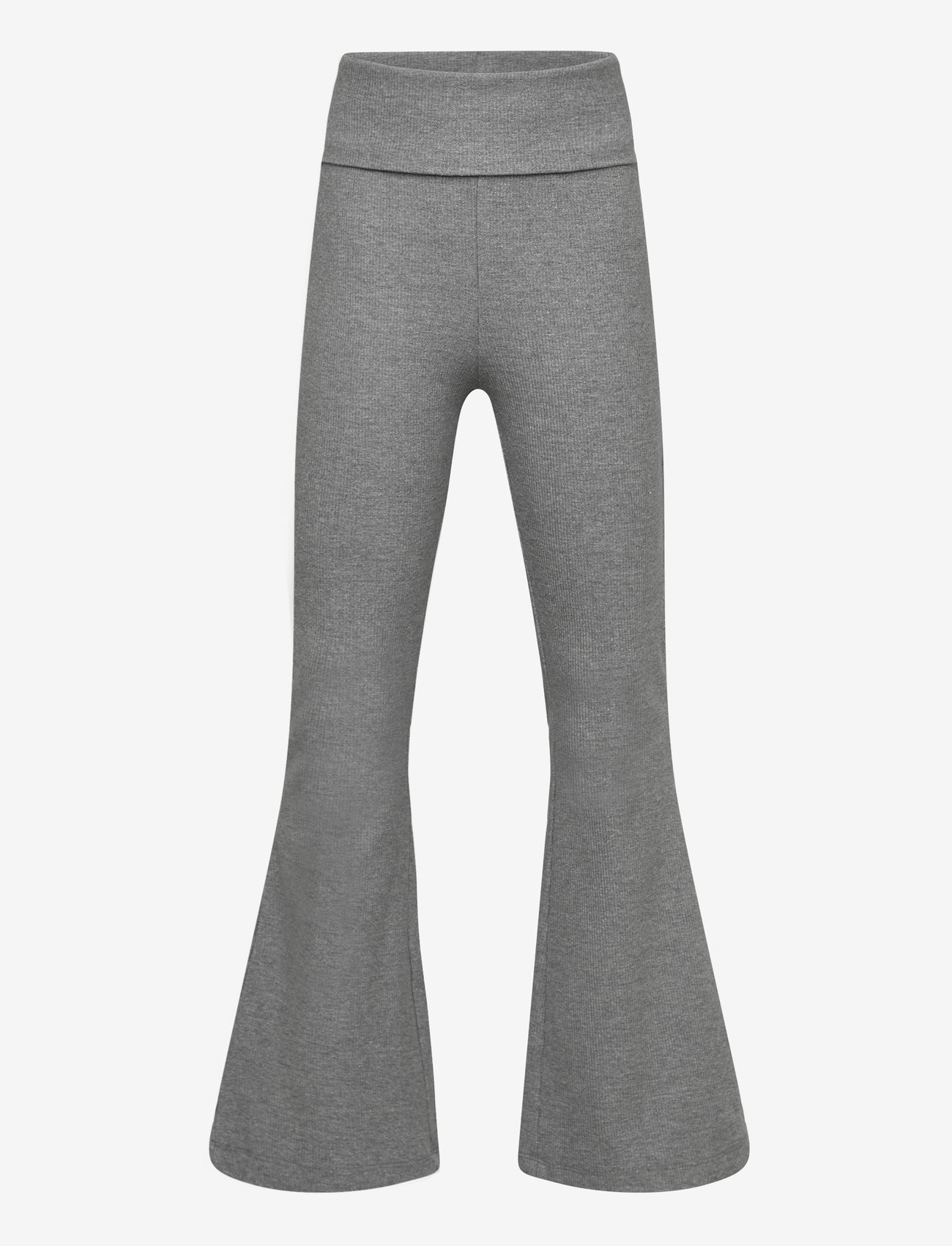 Lindex - Trousers jersey yoga flare - jogginghosen - dark grey melange - 1