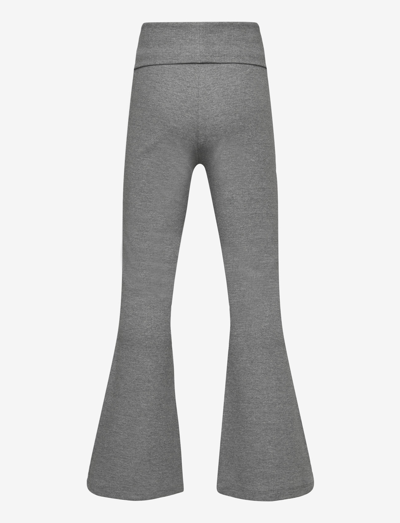 Lindex - Trousers jersey yoga flare - jogginghosen - dark grey melange - 2