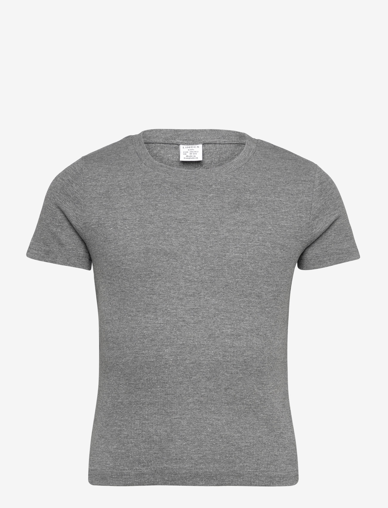 Lindex - Top Rosie basic grey melange - dark grey melange - 0