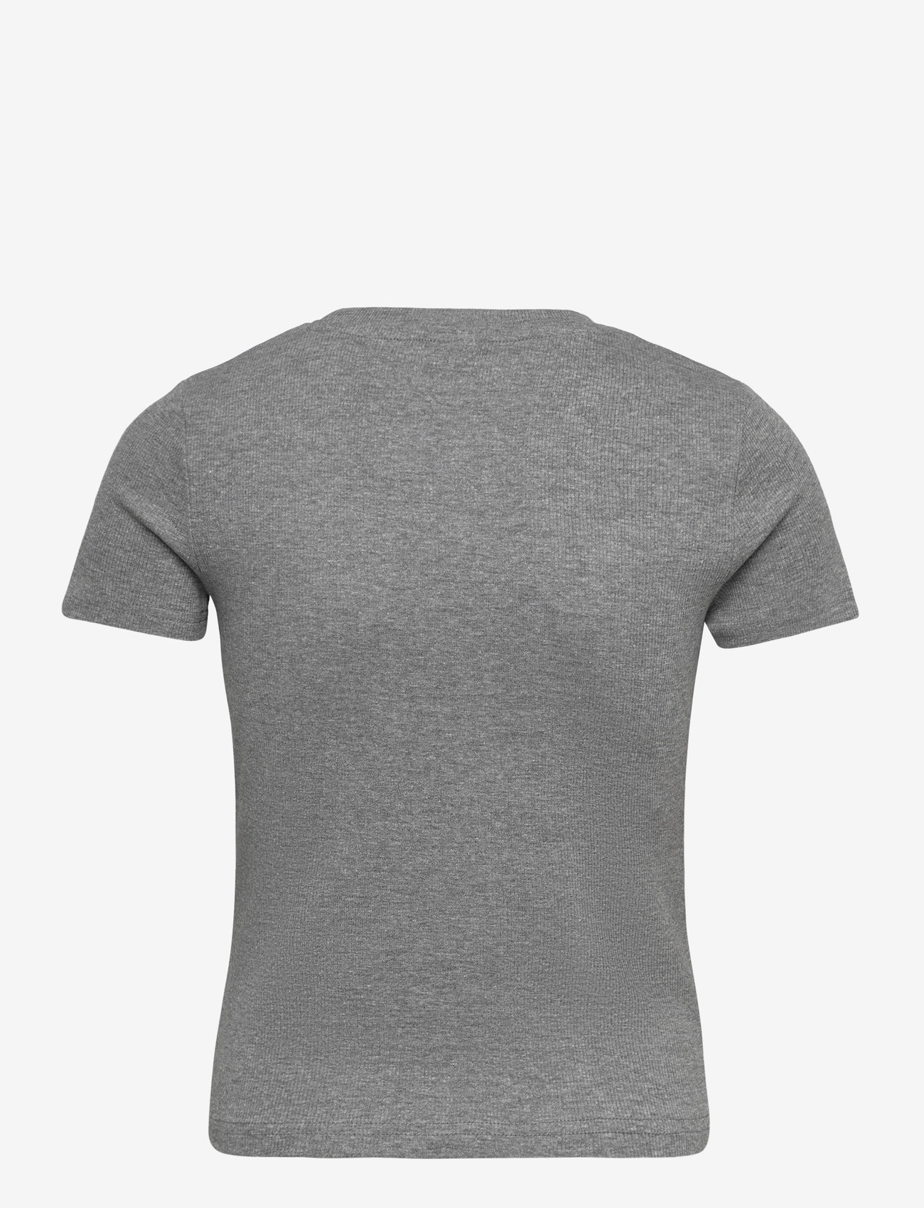 Lindex - Top Rosie basic grey melange - dark grey melange - 2