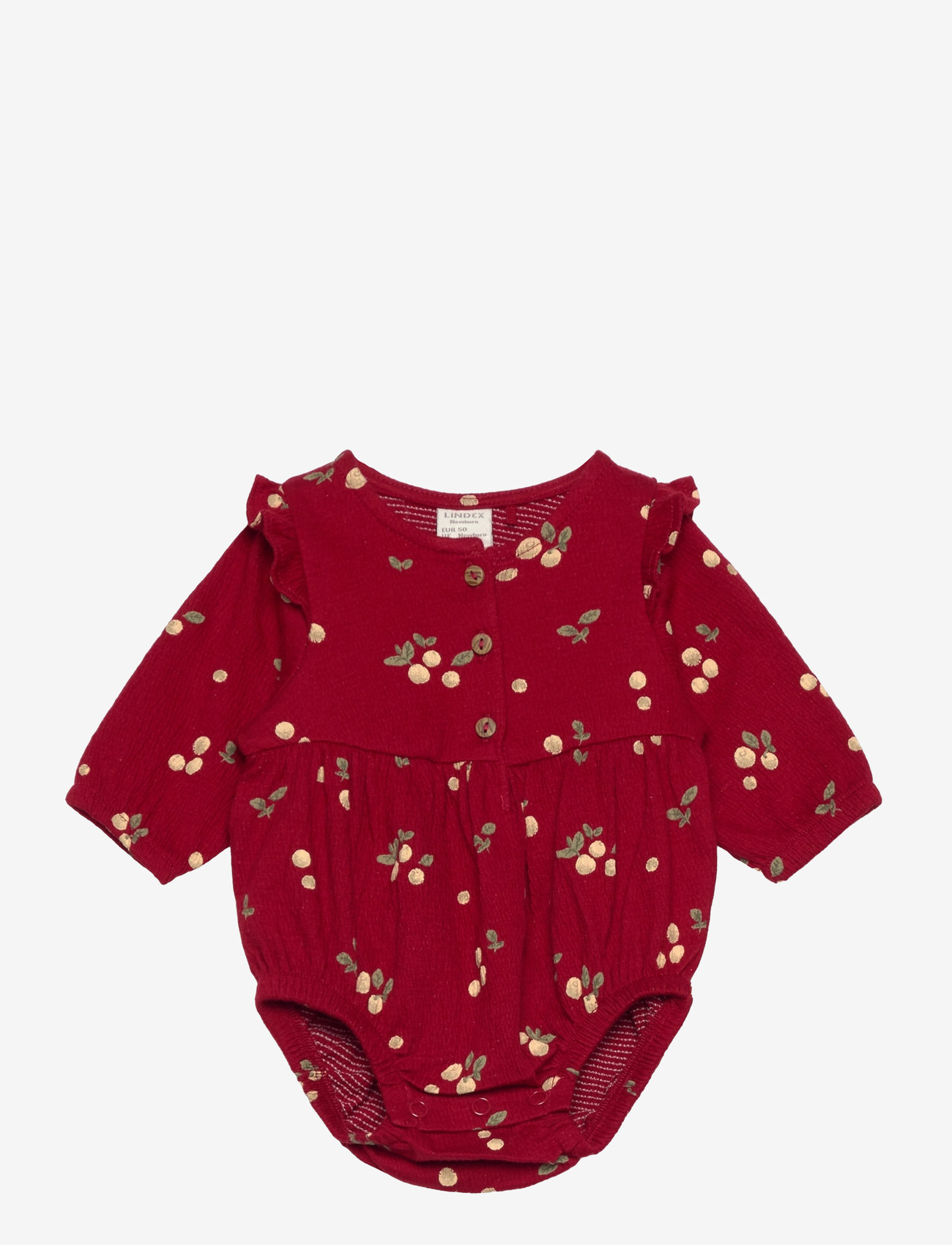 Lindex - Body bloomer NB - madalaimad hinnad - dark dusty red - 0