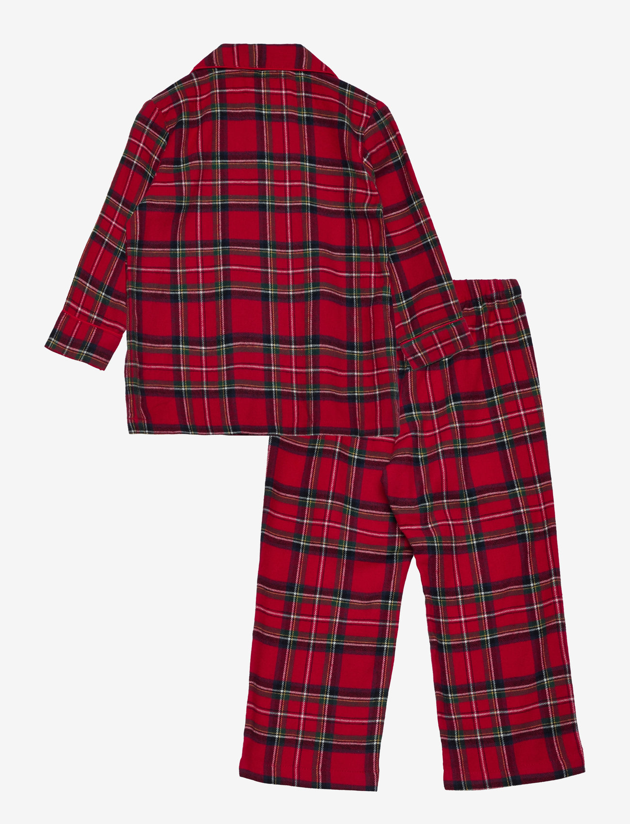 Lindex - Pyjama Flannel y d check Mini - red - 2