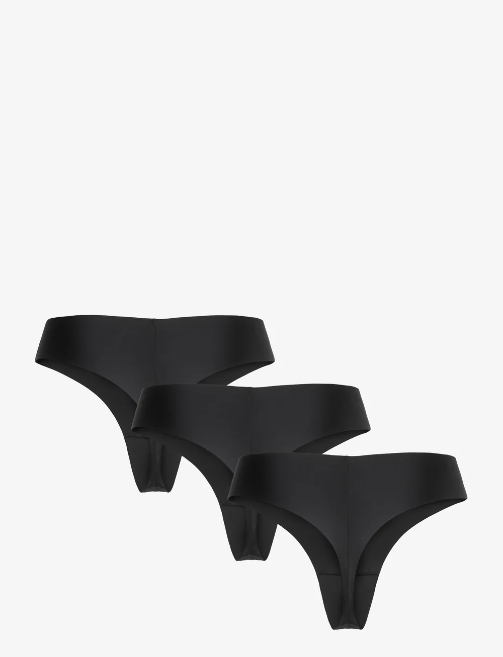 Lindex - Brief Inv Thong reg high cu - seamless trosor - black - 5