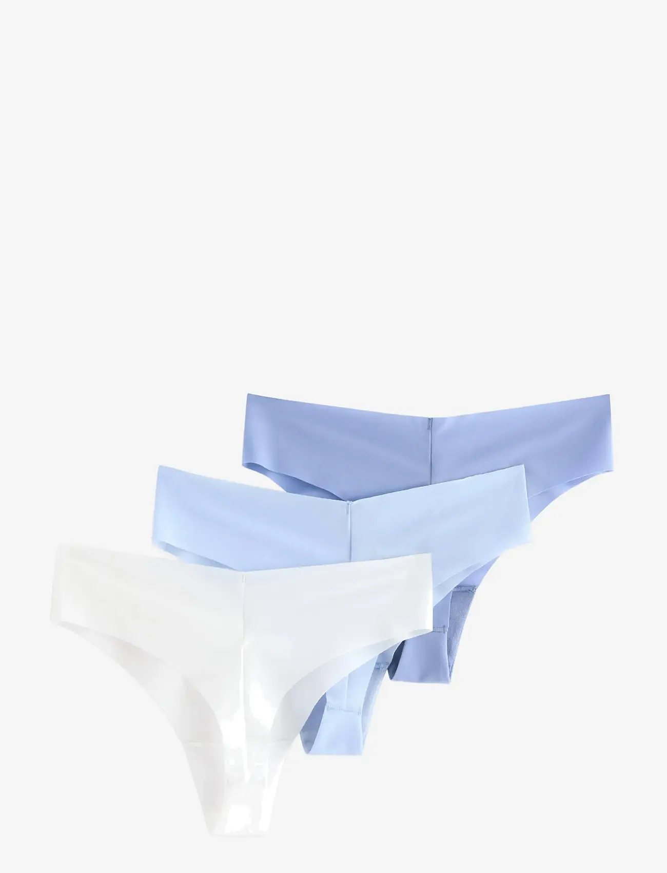 Lindex - Brief Inv Thong reg high cu - seamless trosor - white - 1