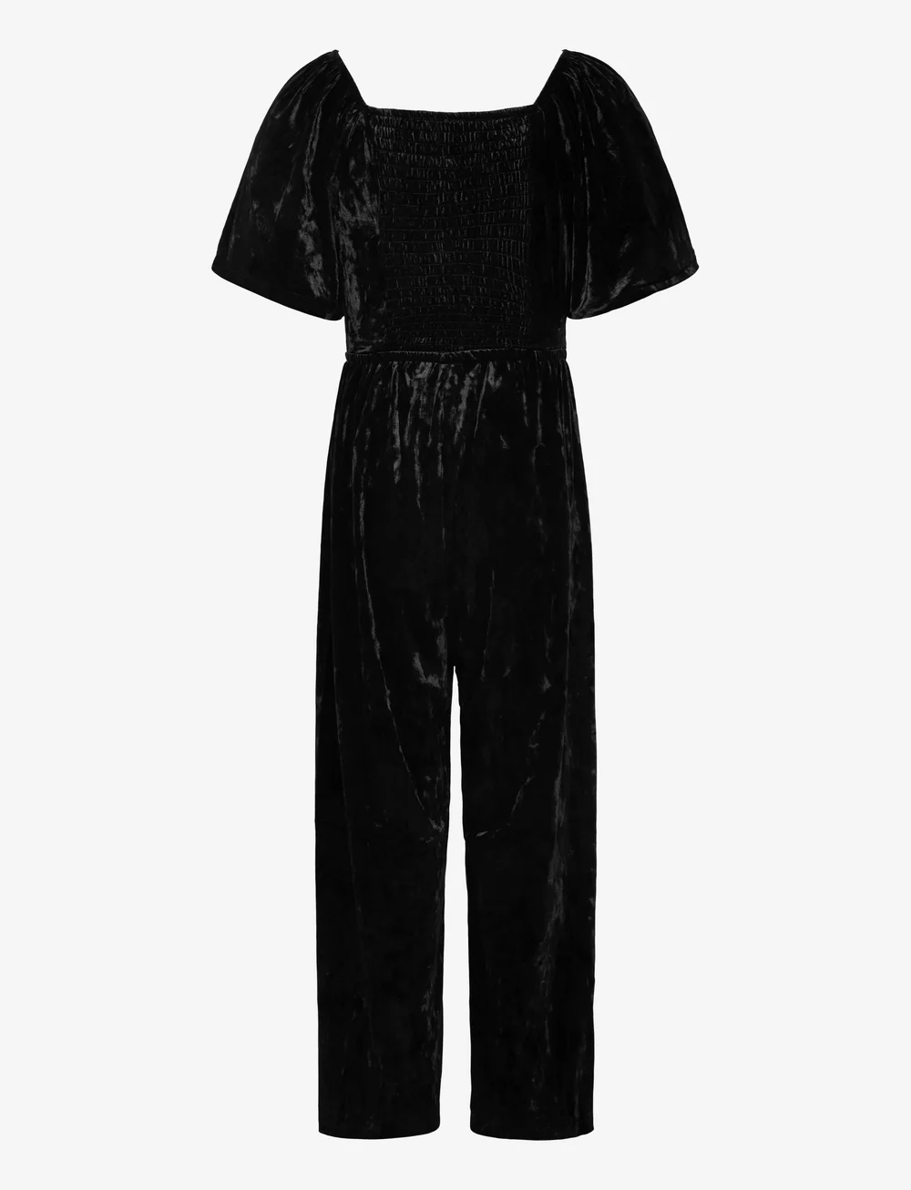 Crushed velvet jumpsuit on sale