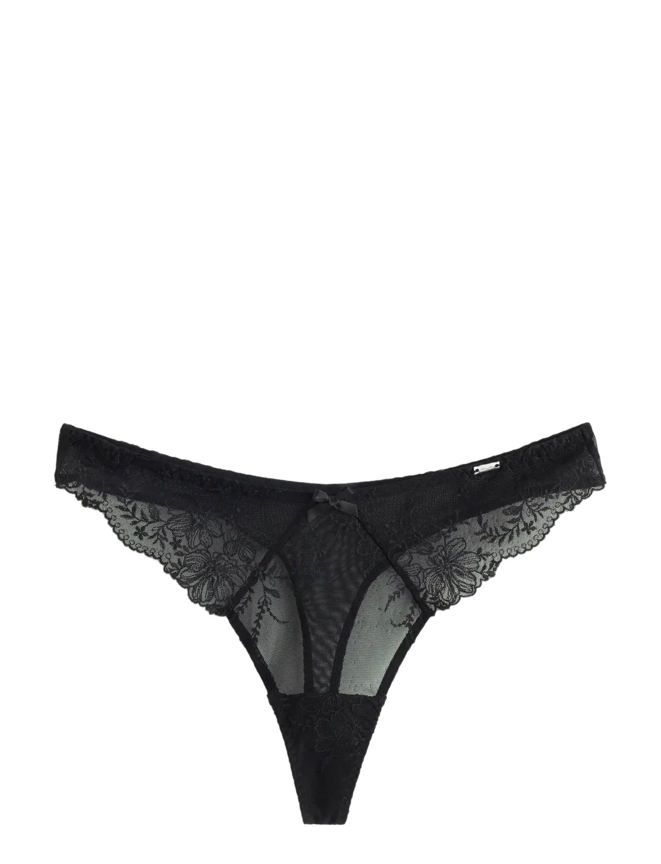 Thong Low Lina Stretch - BLACK