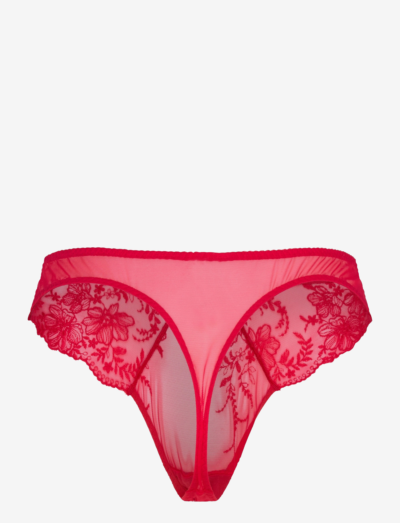 Lindex - Thong Low Lina Stretch - stringtrusser - red - 2