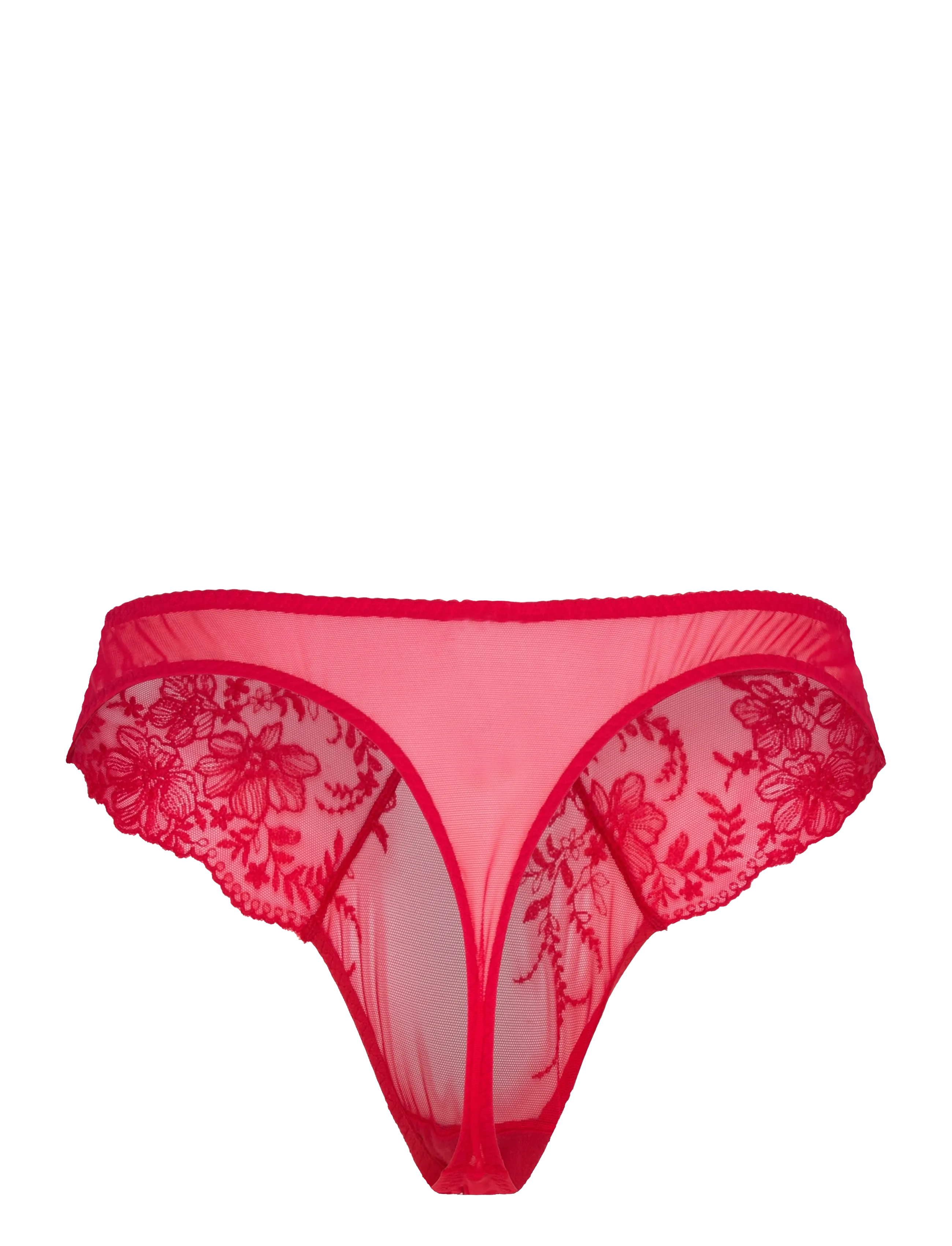 Lindex - Thong Low Lina Stretch - strings - red - 2