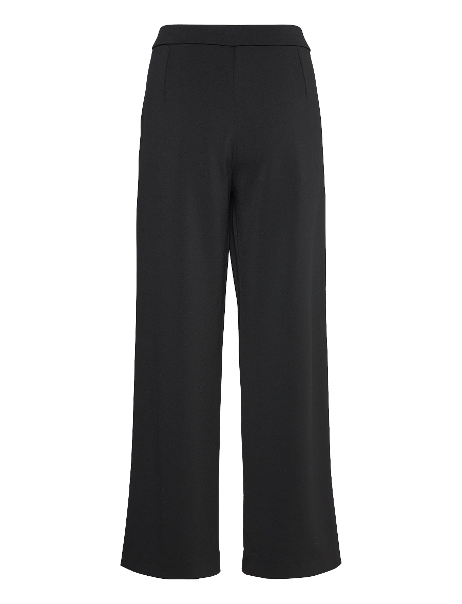 Lindex - Trousers Rut - hosen mit weitem bein - black - 2