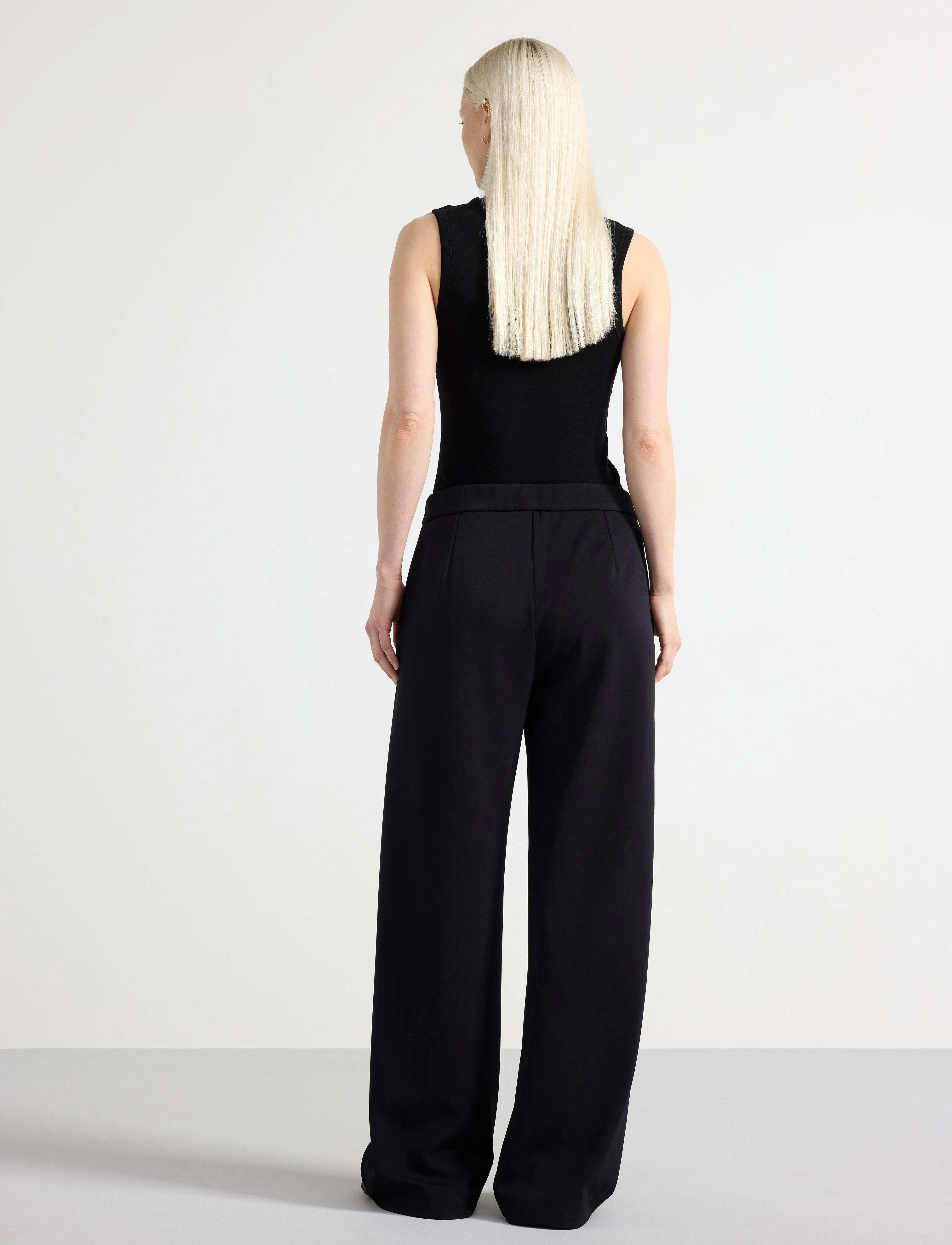 Lindex - Trousers Rut - black - 3