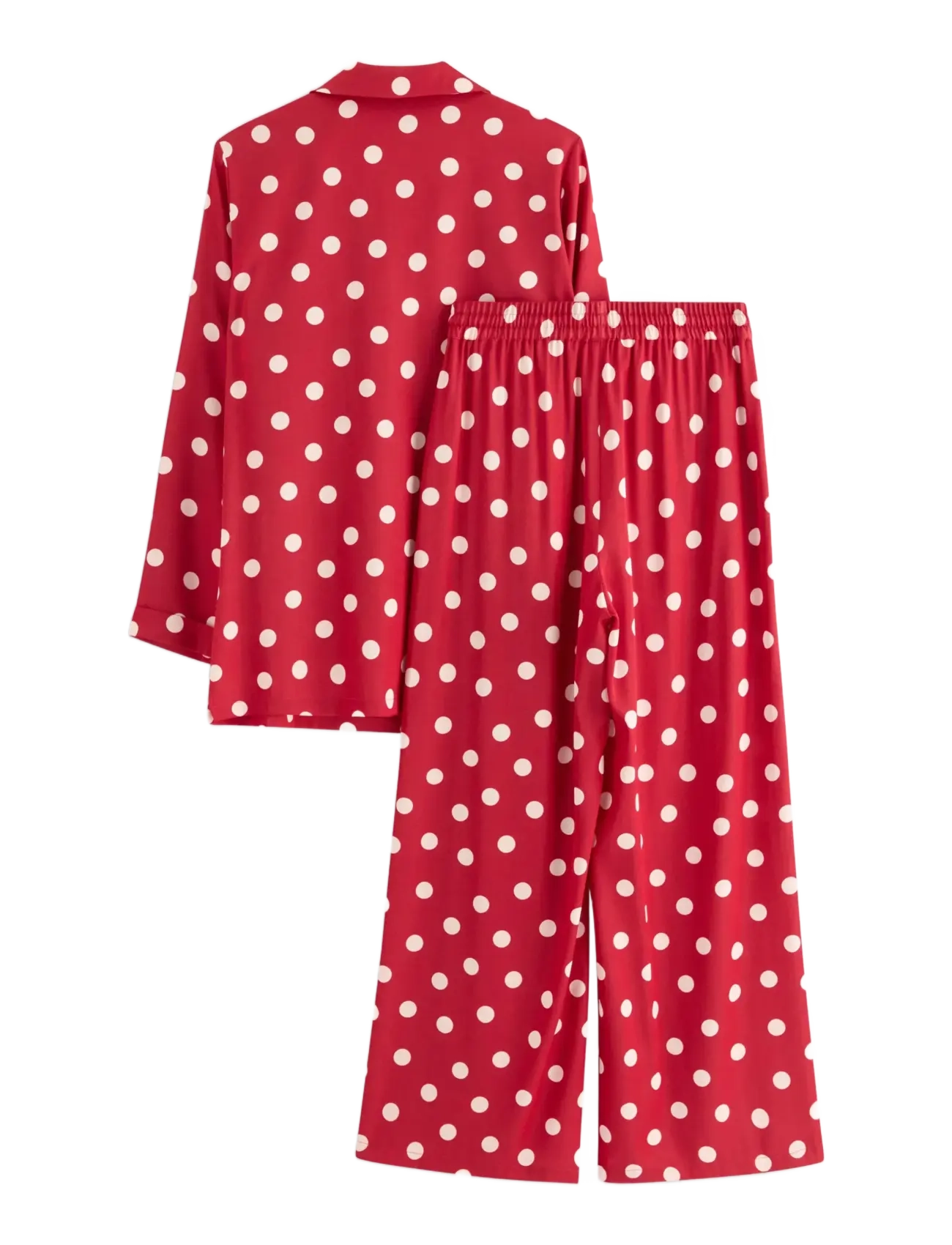 Lindex - Pyjama set in satin - pyjamas - red - 2