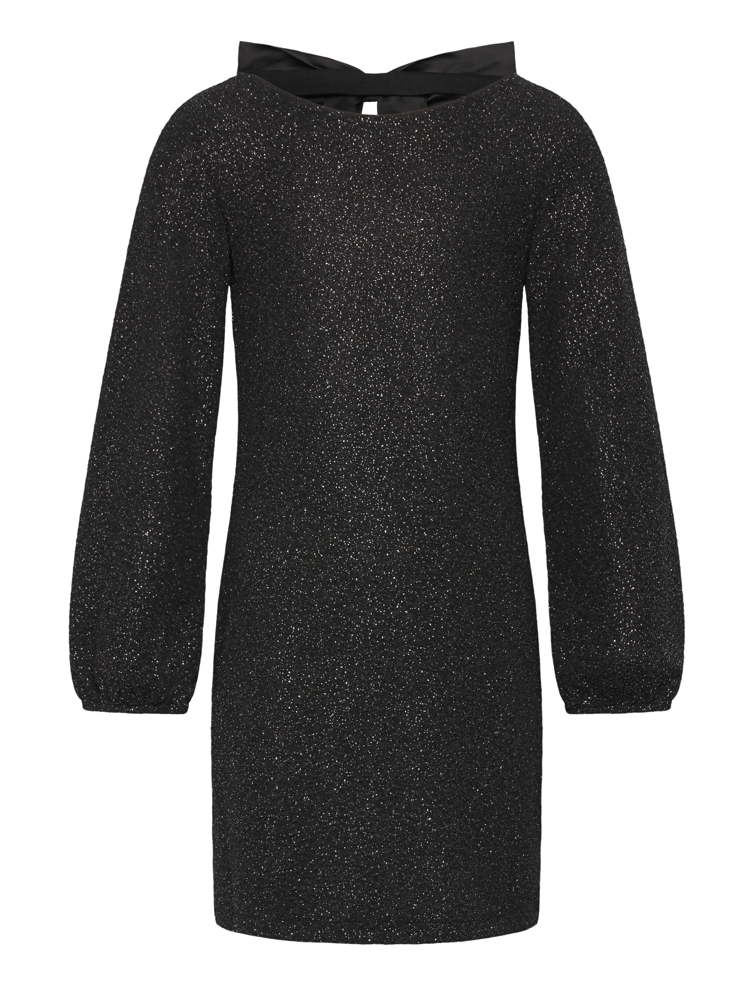 Kjole med sløjfedetalje - BLACK