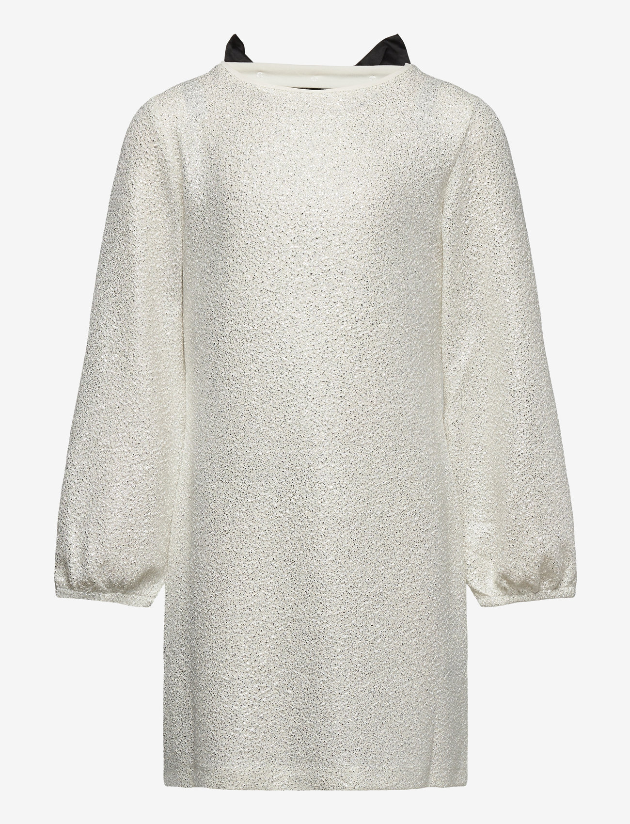 Lindex - Klänning med rosettdetalj - langärmelige freizeitkleider - dusty white - 2