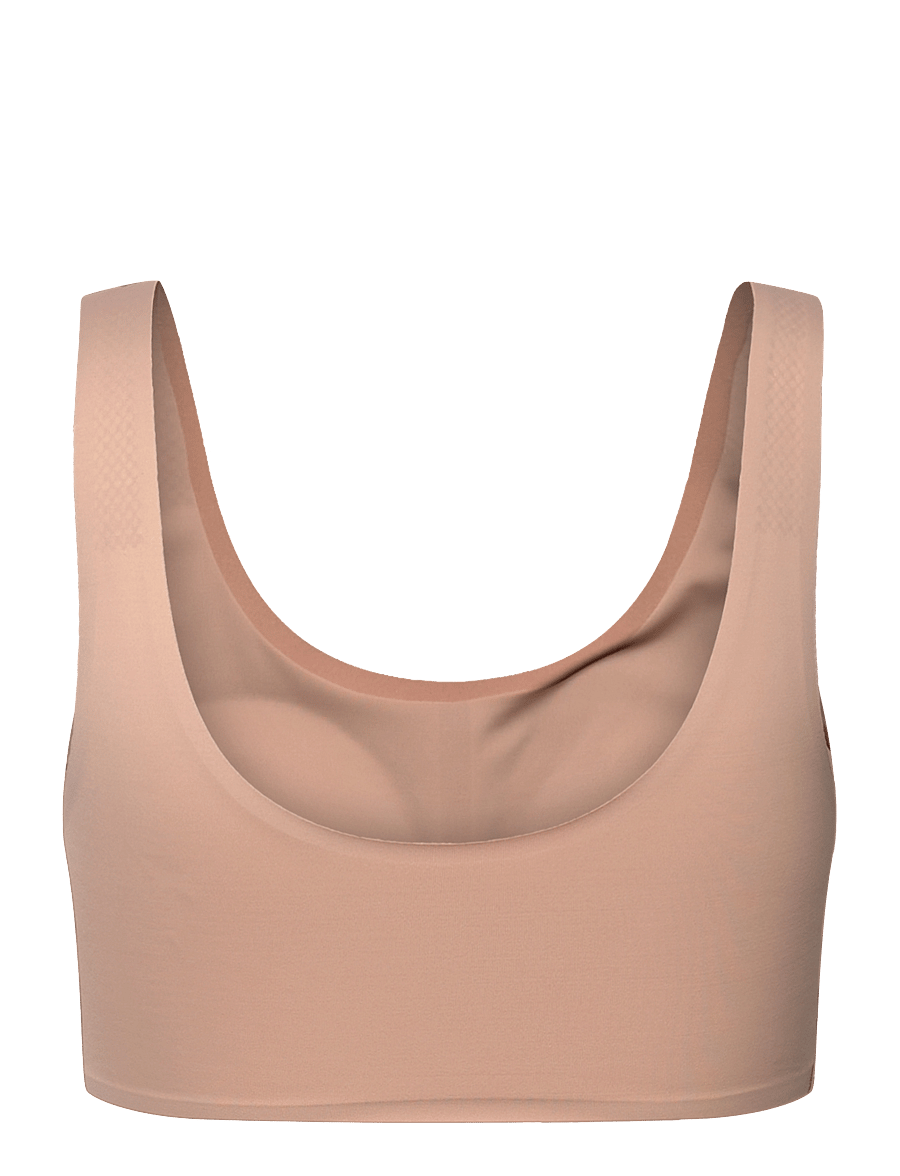 Lindex - Bra Svea U neck top - brassières - beige - 2