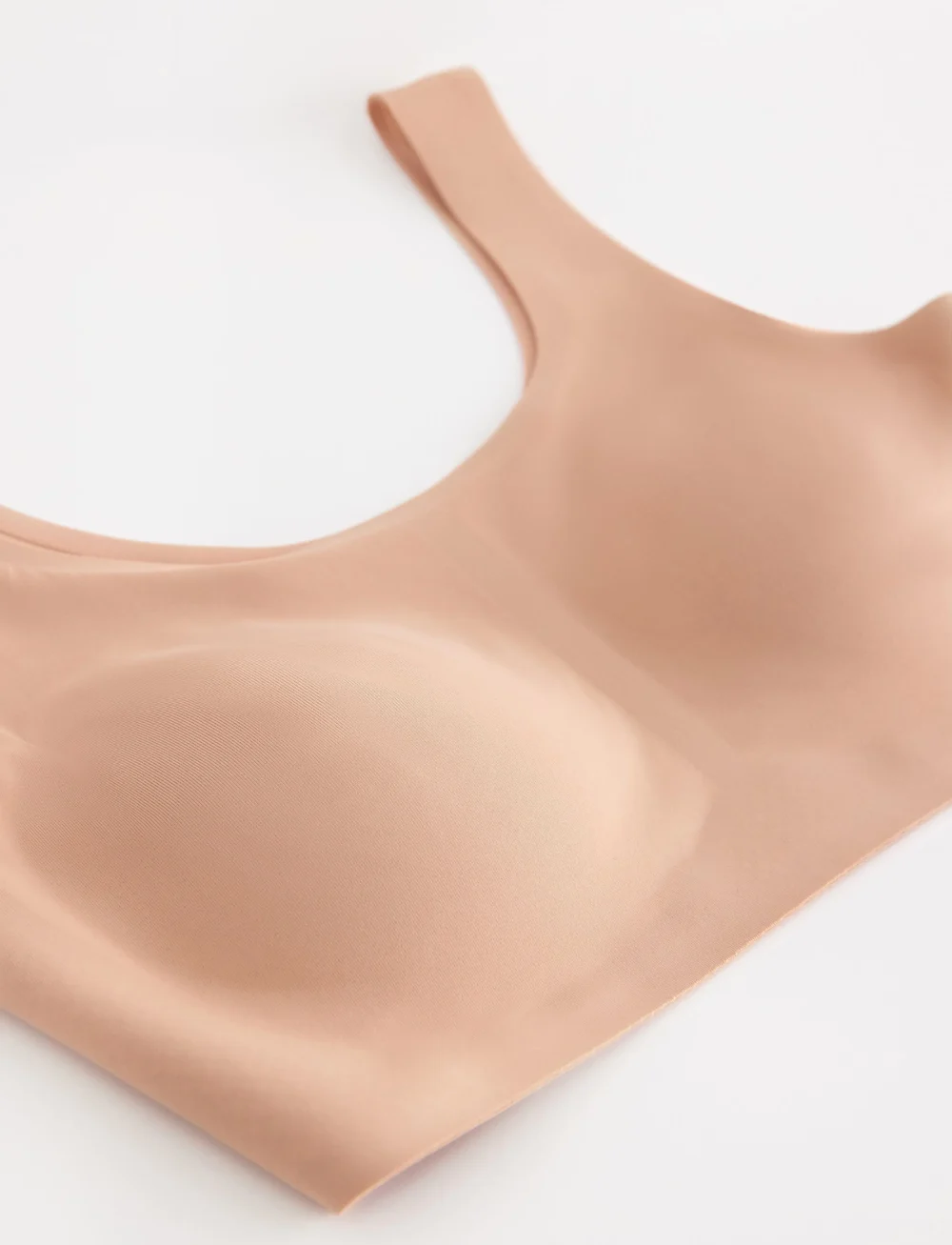 Lindex - Bra Svea U neck top - tank-top-bhs - beige - 5