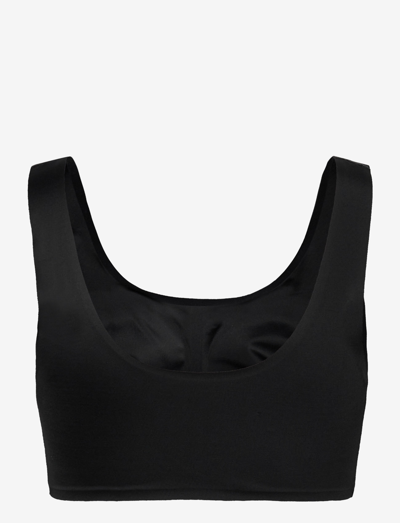 Lindex - Bra Svea U neck top - bh-linnen - black - 2