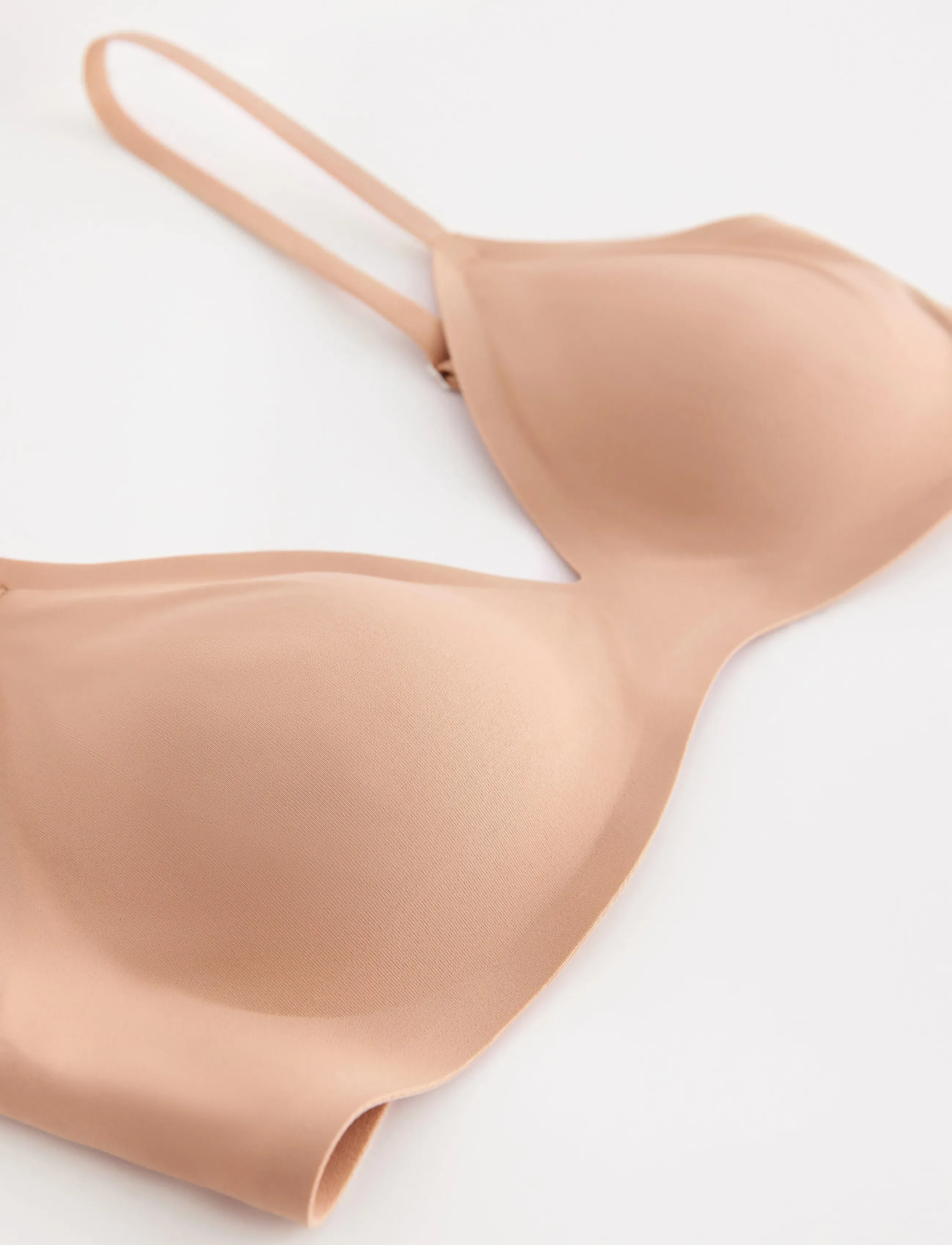 Lindex - Seamless soft bra - bralette - beige - 5