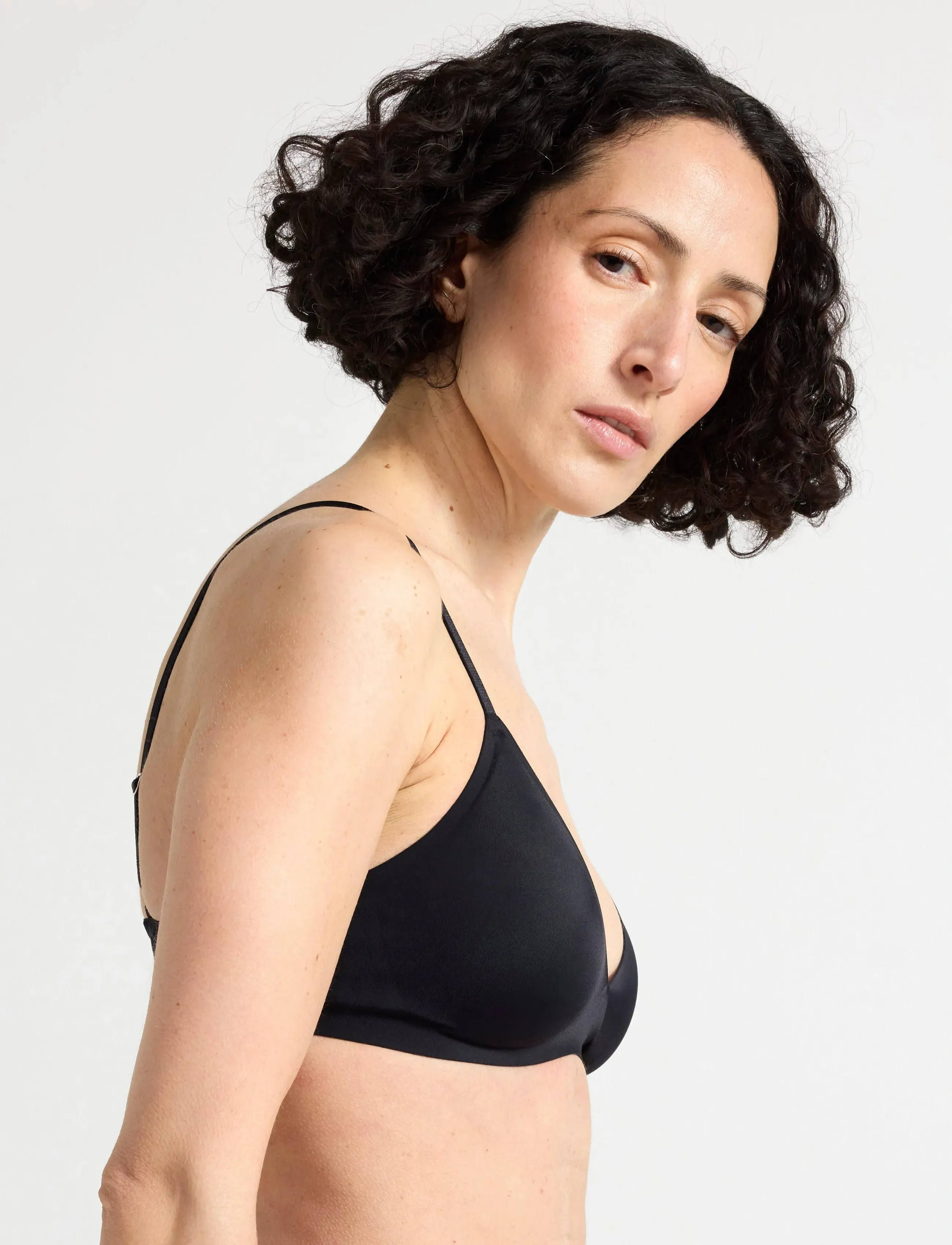 Lindex - Seamless soft bra - bygellösa bh:ar - black - 3