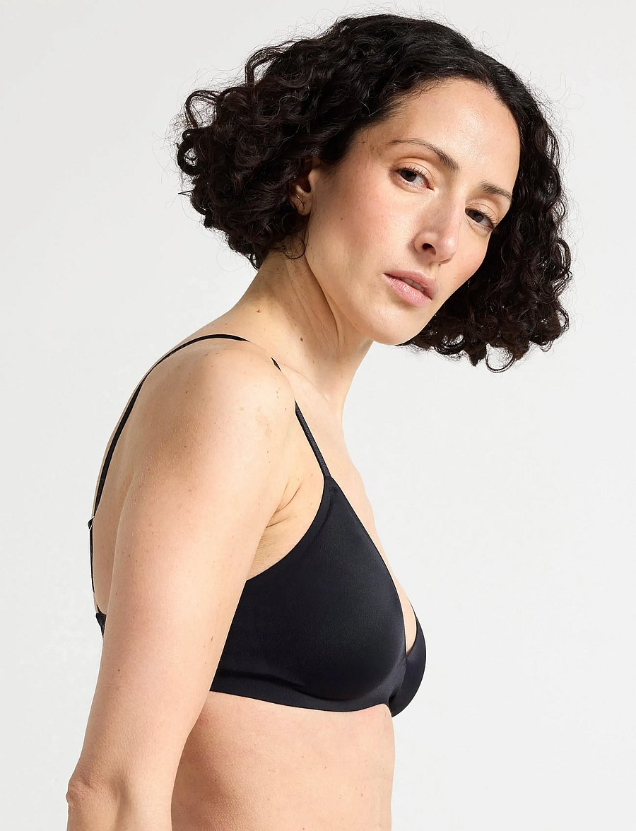 Lindex - Seamless soft bra - bygellösa bh:ar - black - 3