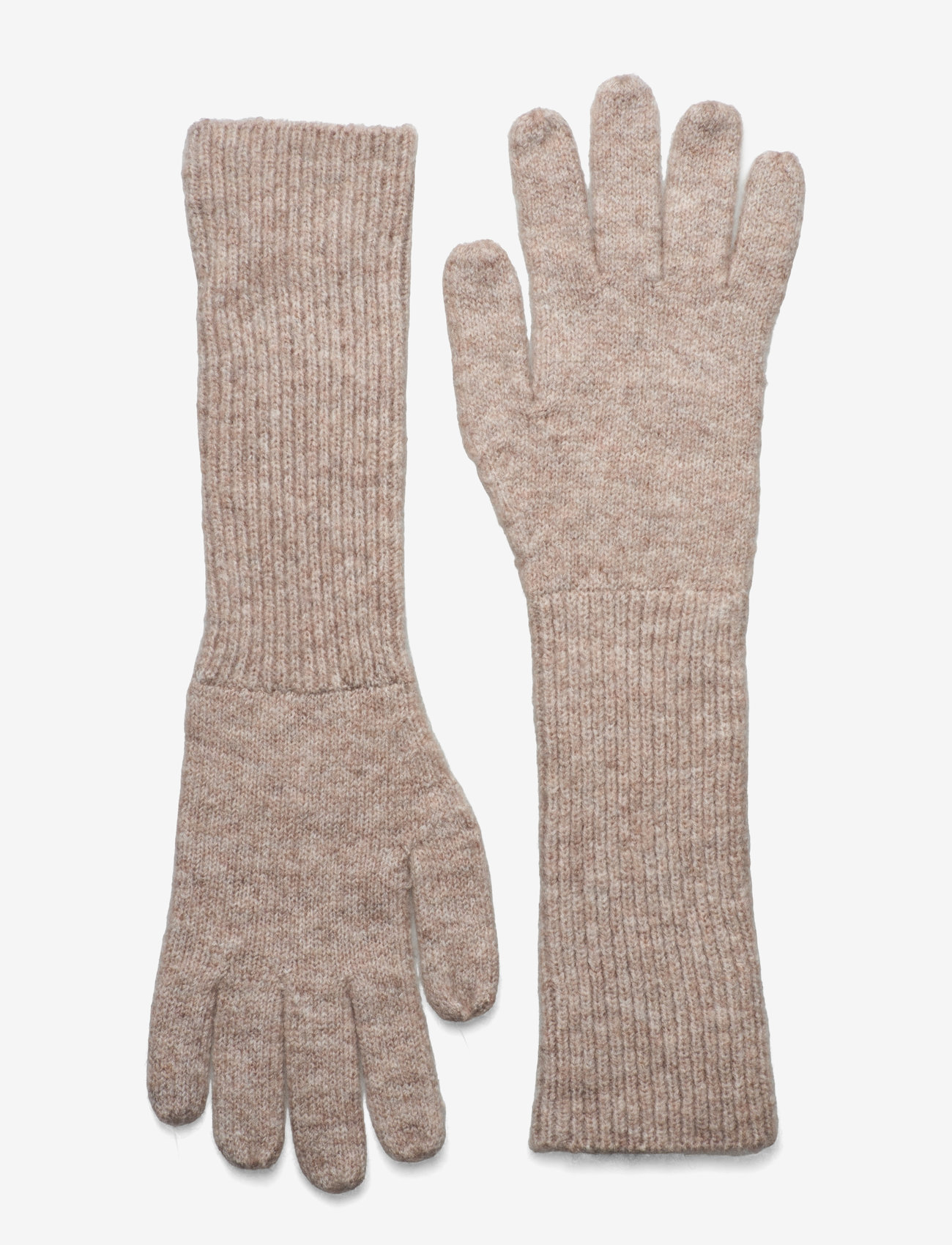 Lindex - Gloves long Emma - accessoires - beige melange - 0