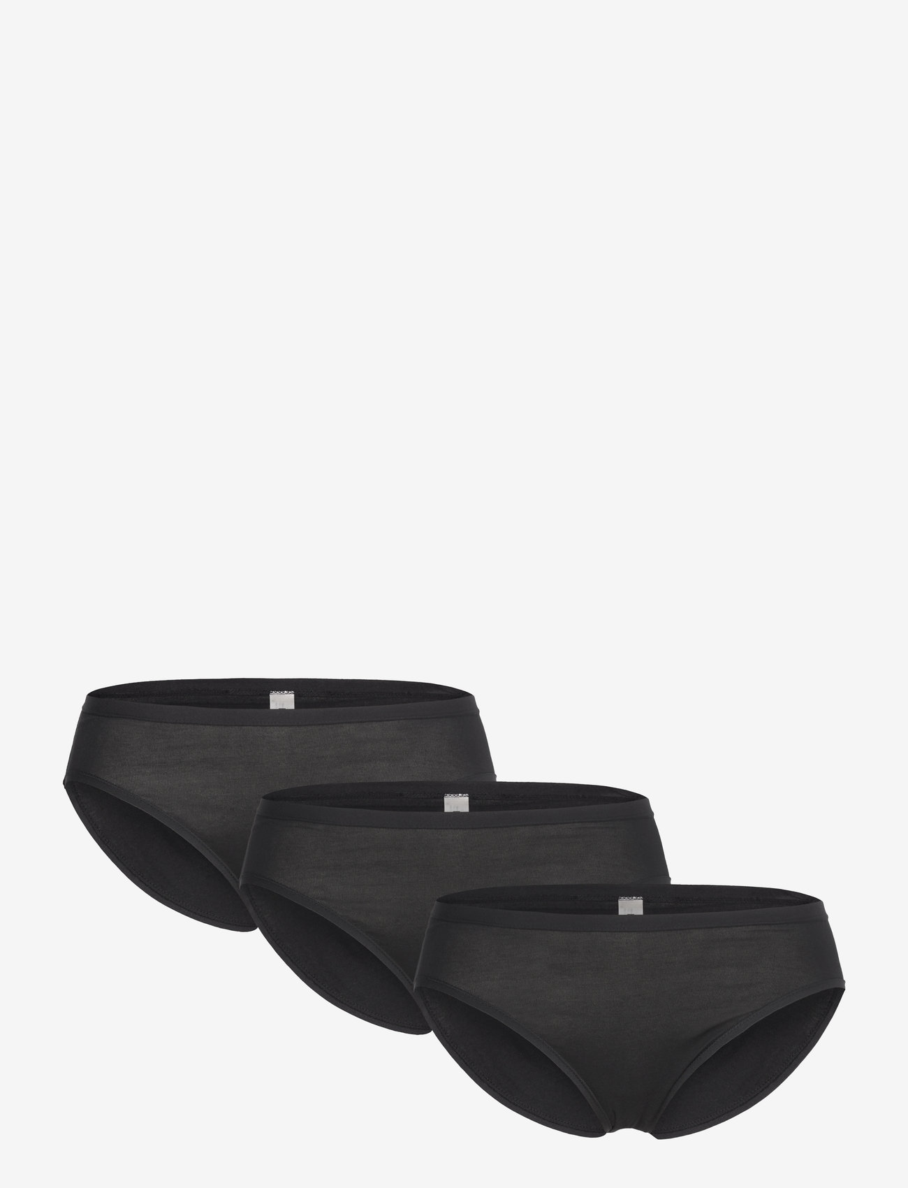 Lindex - Brief 3 pack Carin Bikini reg - briefs - black - 0