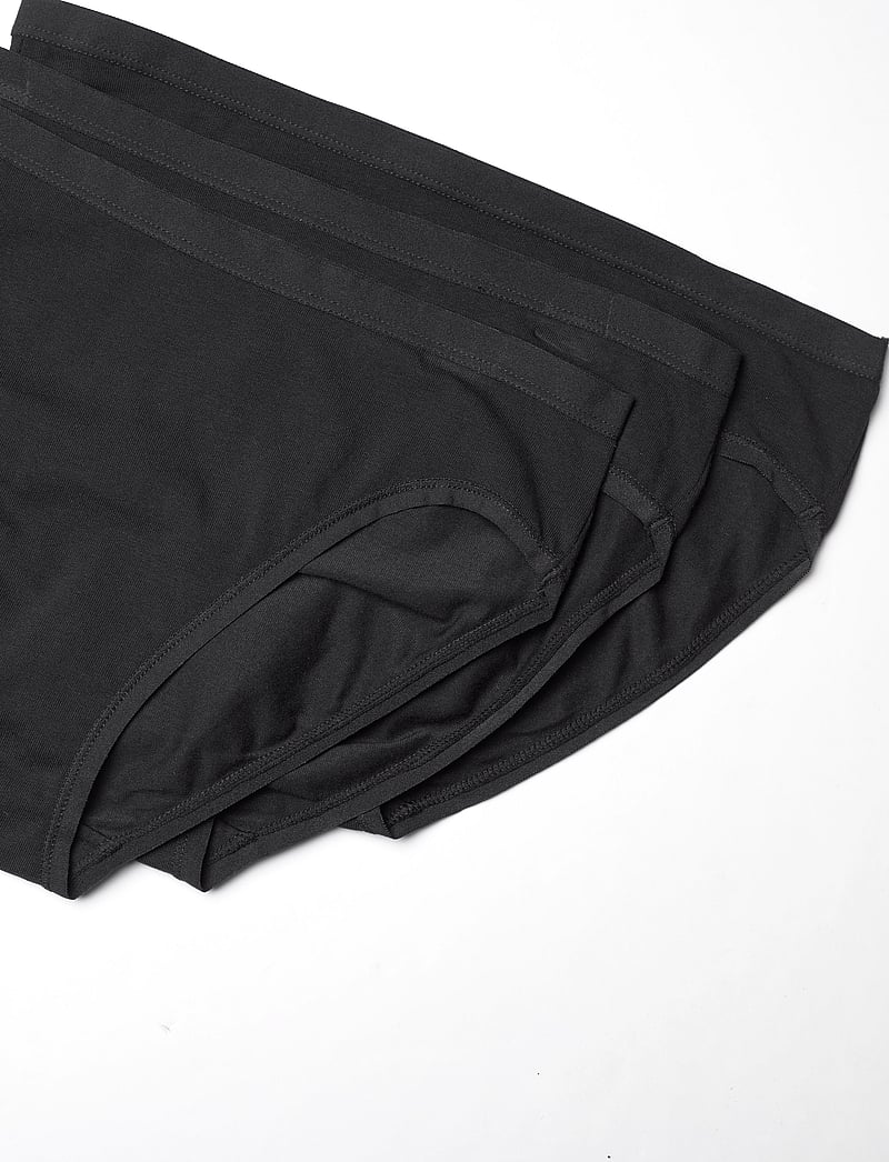 Lindex - Brief 3 pack Carin Bikini reg - briefs - black - 1