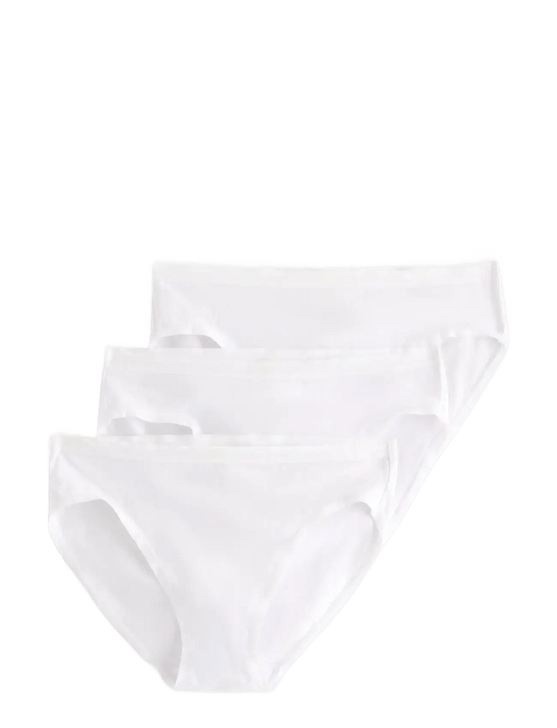 Lindex - Brief 3 pack Carin Bikini reg - briefs - white - 0