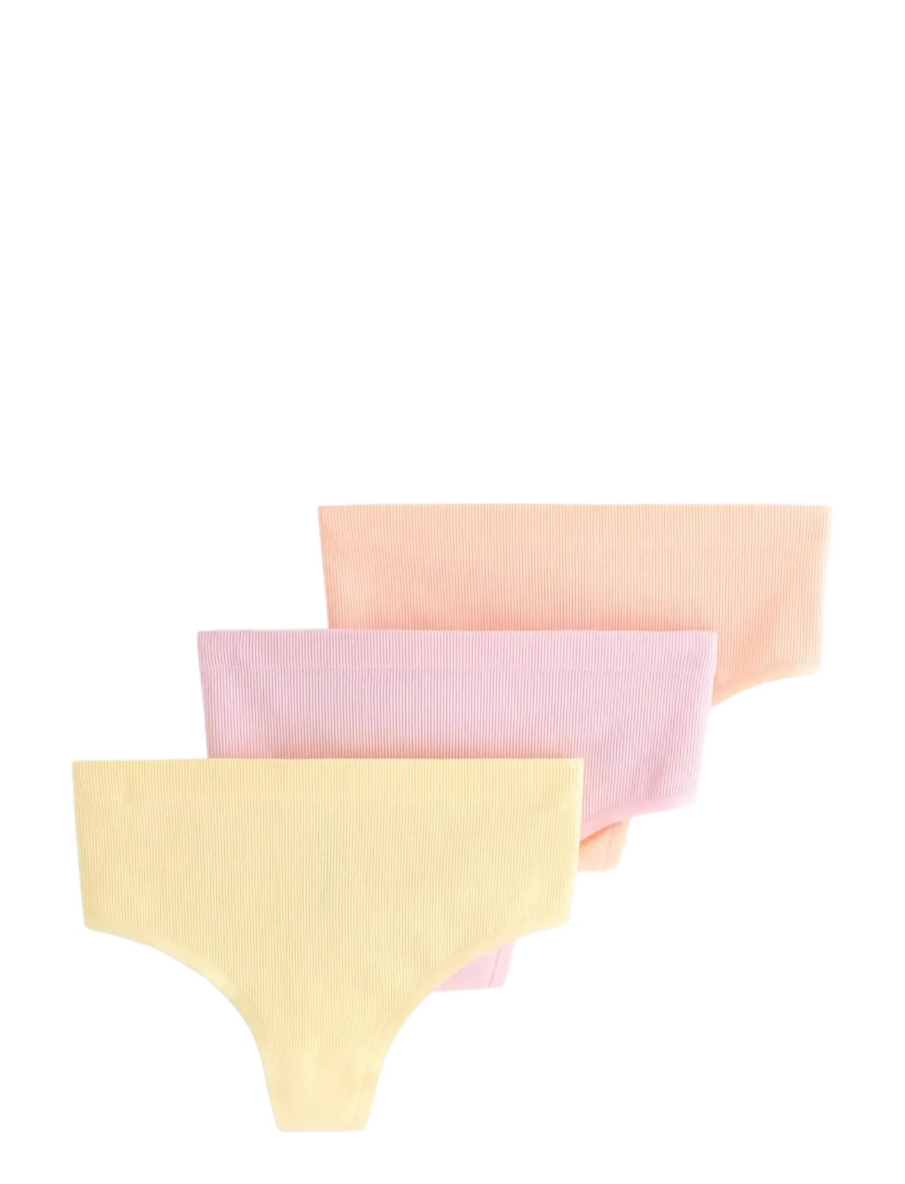 Lindex 3-pack seamless thong - String - LIGHT YELLOW / yellow