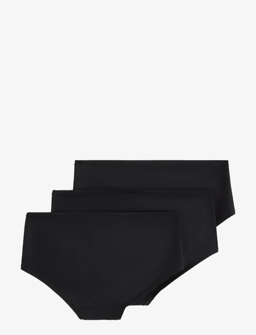 Lindex - Brief Polly Reg Micro 3 pack - briefs - black - 1