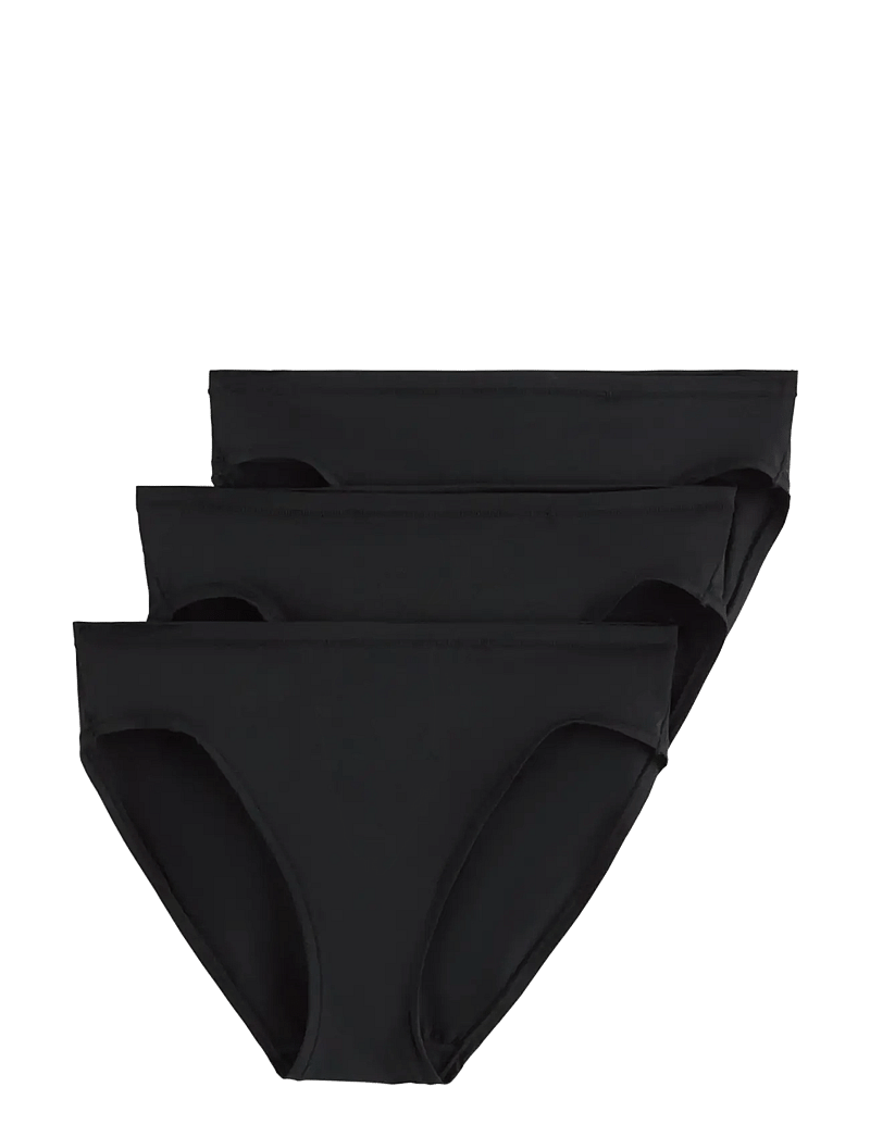 Lindex - Brief Bikini Reg Polly Micro 3 - briefs - black - 0