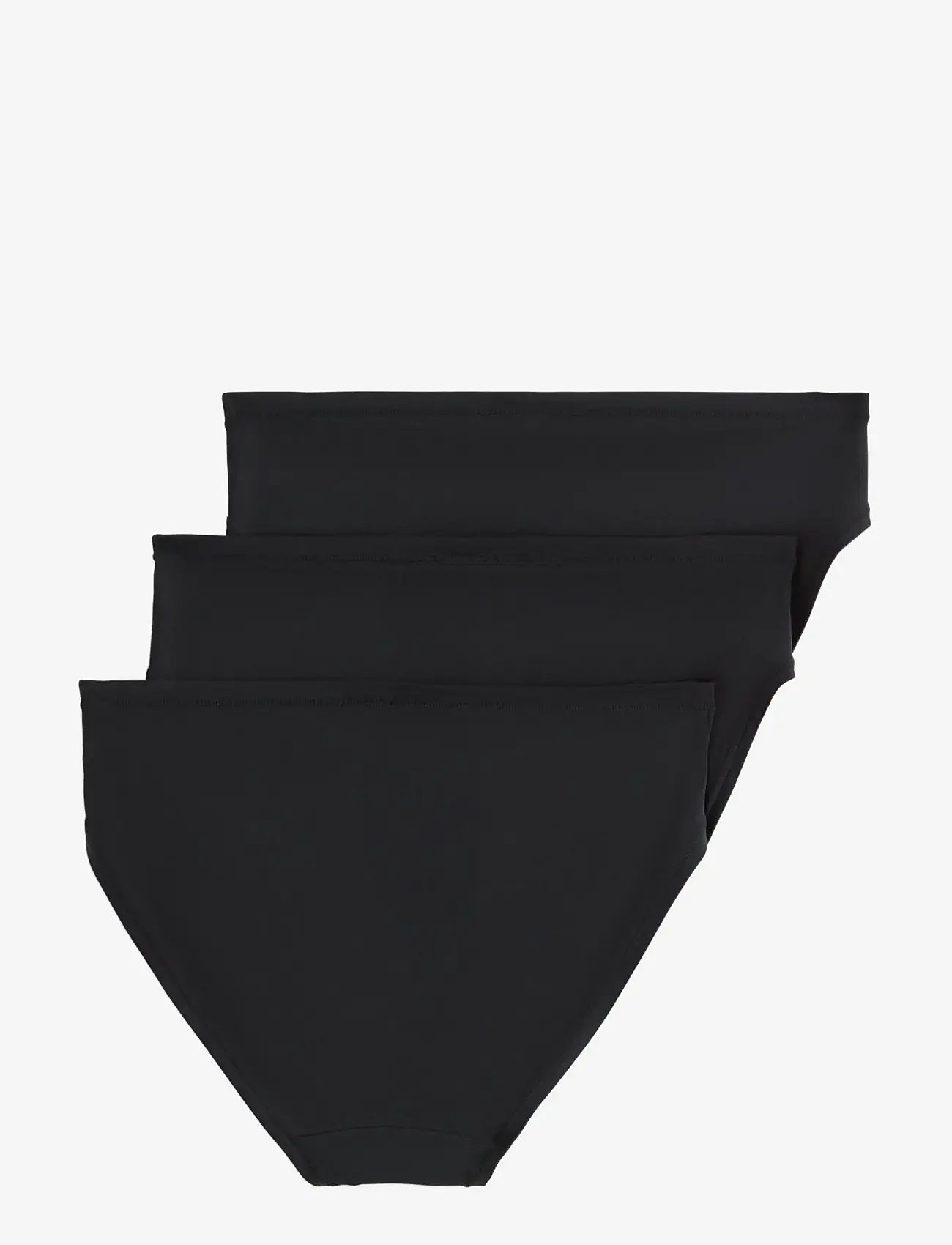 Lindex - Brief Bikini Reg Polly Micro 3 - briefs - black - 1