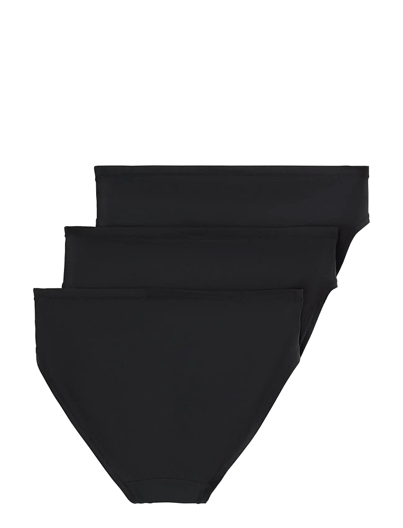 Lindex - Brief Bikini Reg Polly Micro 3 - briefs - black - 1