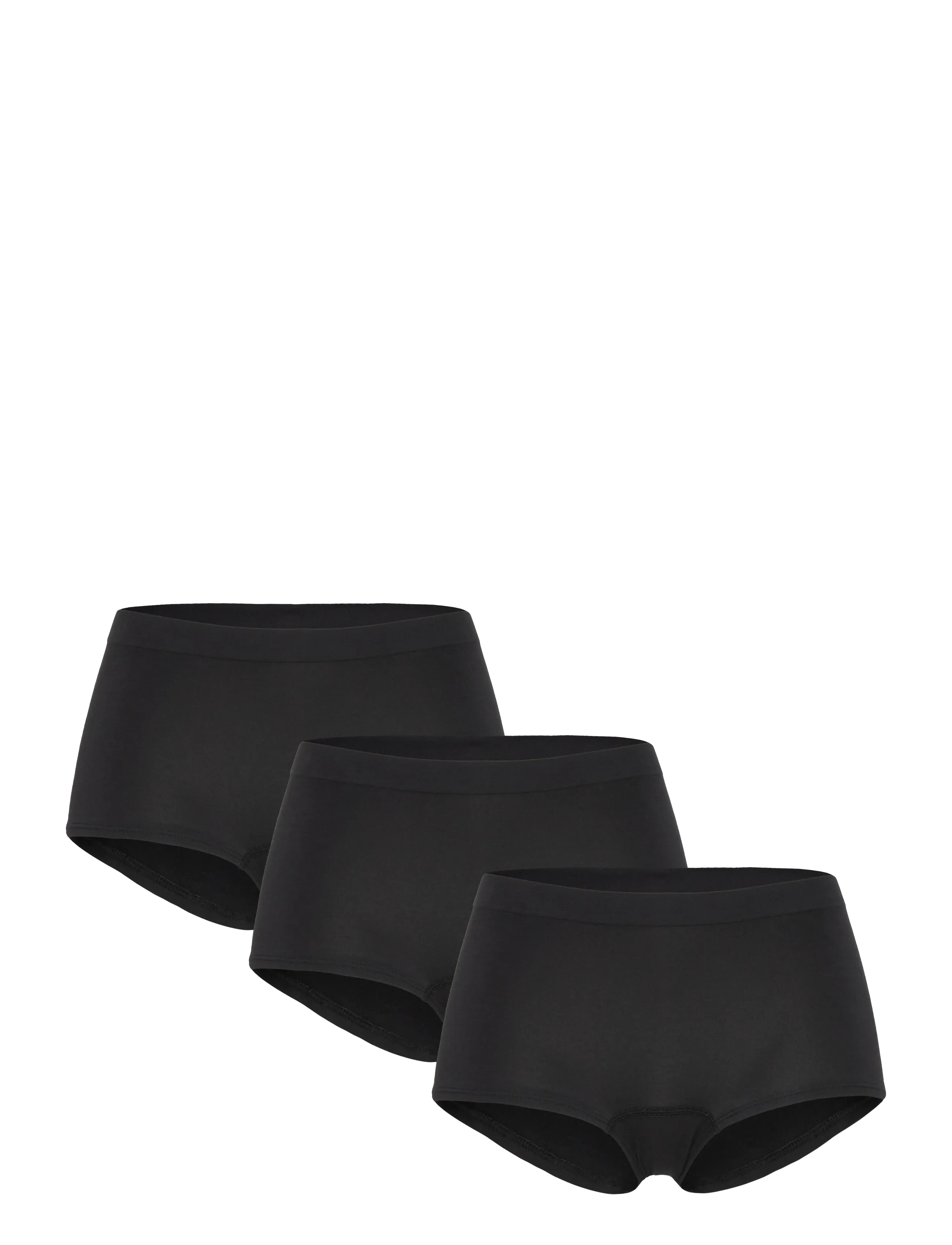 Lindex Brief Sally Boxer Reg Seamles - Nordischer Stil - BLACK / black