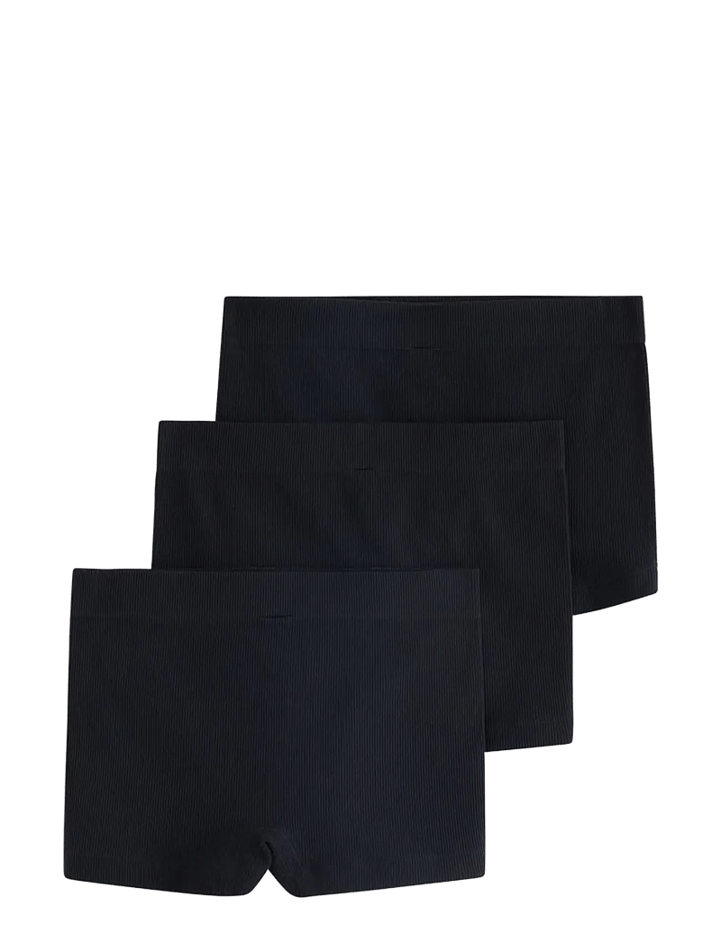 Lindex - Brief Boxer midi Seamless rib - hipsterid ja bokserid - black - 1