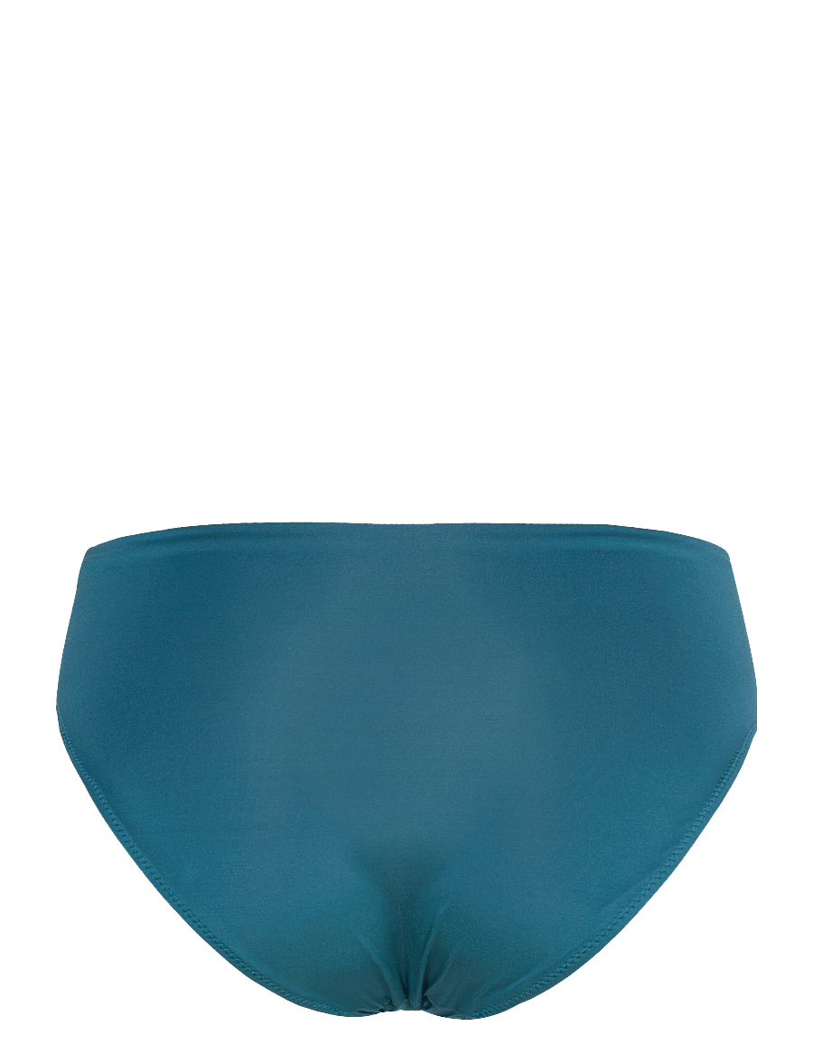 Lindex - Brief Bikini Bella Rouched Shi - bikinibriefs - dark aqua - 2