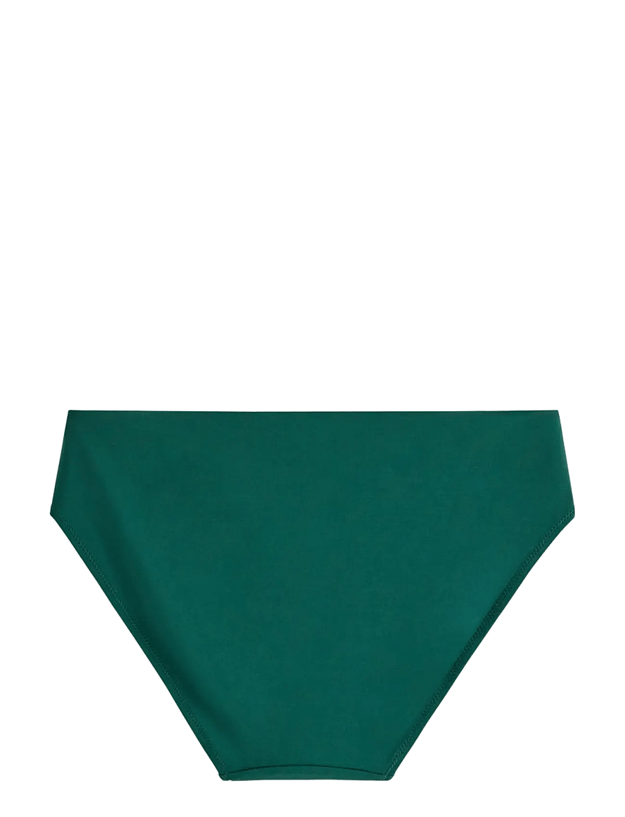 Lindex - Brief Bikini Bella Rouched Shi - bikiinipüksid - dark green - 2