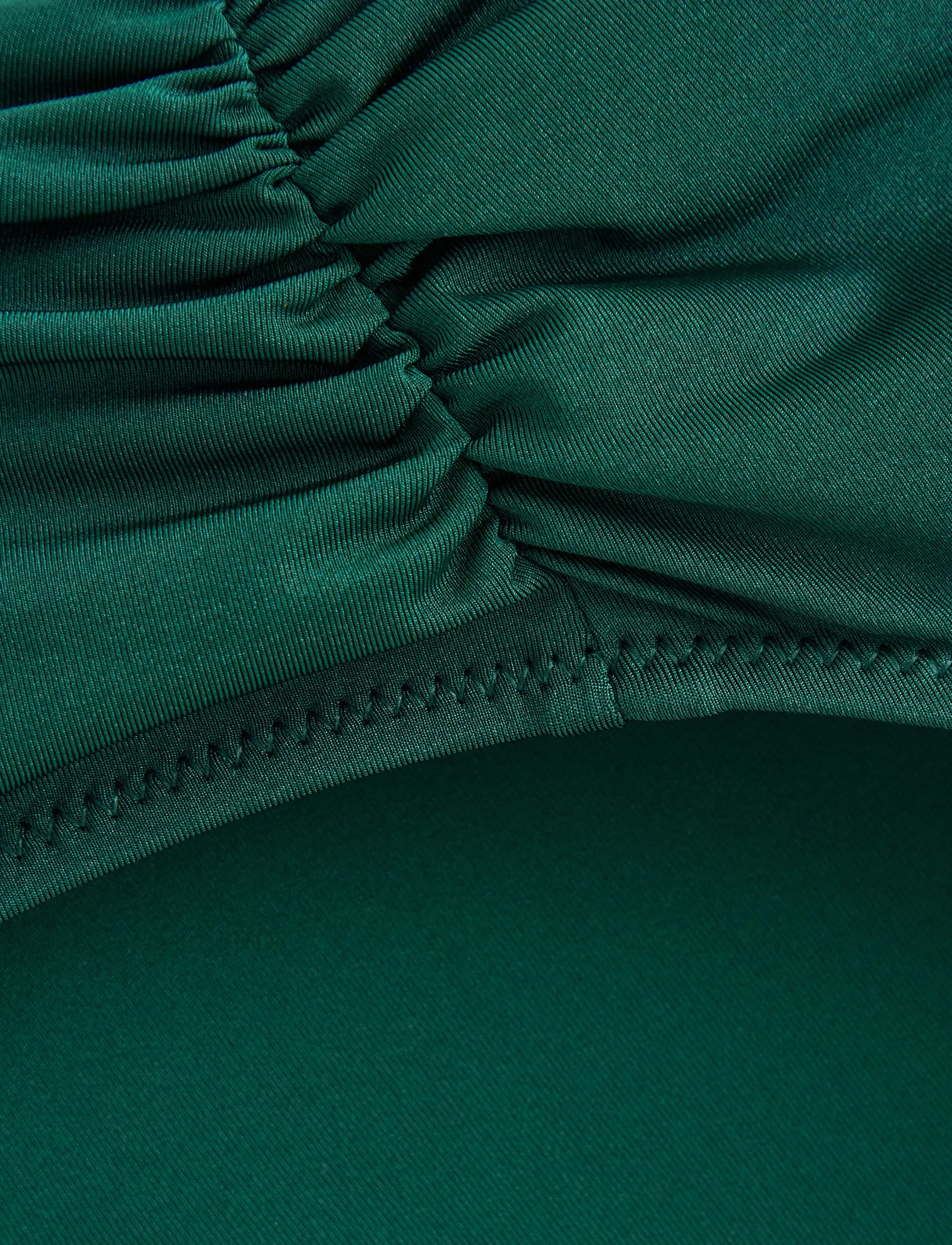 Lindex - Brief Bikini Bella Rouched Shi - bikiinipüksid - dark green - 5