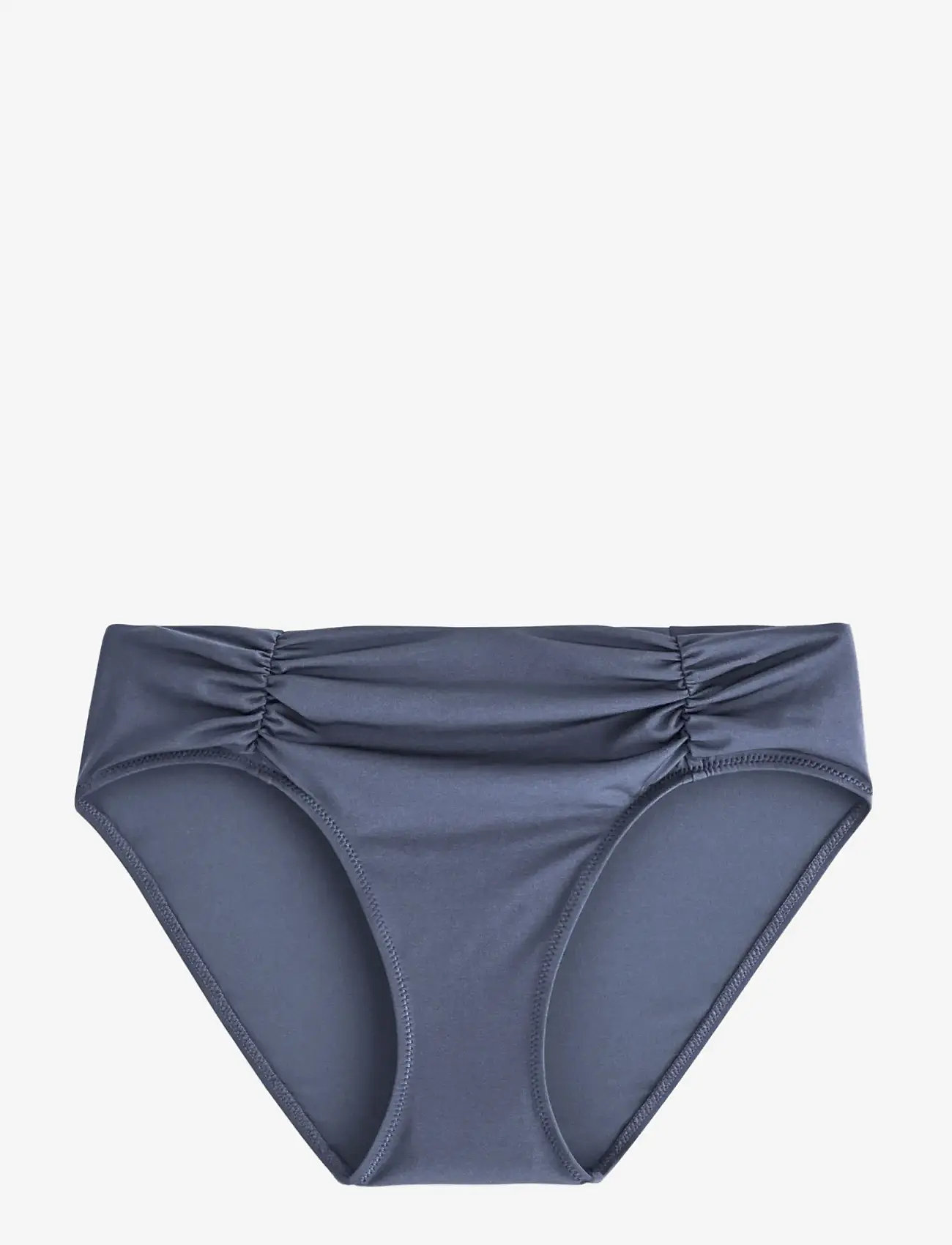 Lindex - Brief Bikini Bella Rouched Shi - bikini-slips - dusty blue - 1