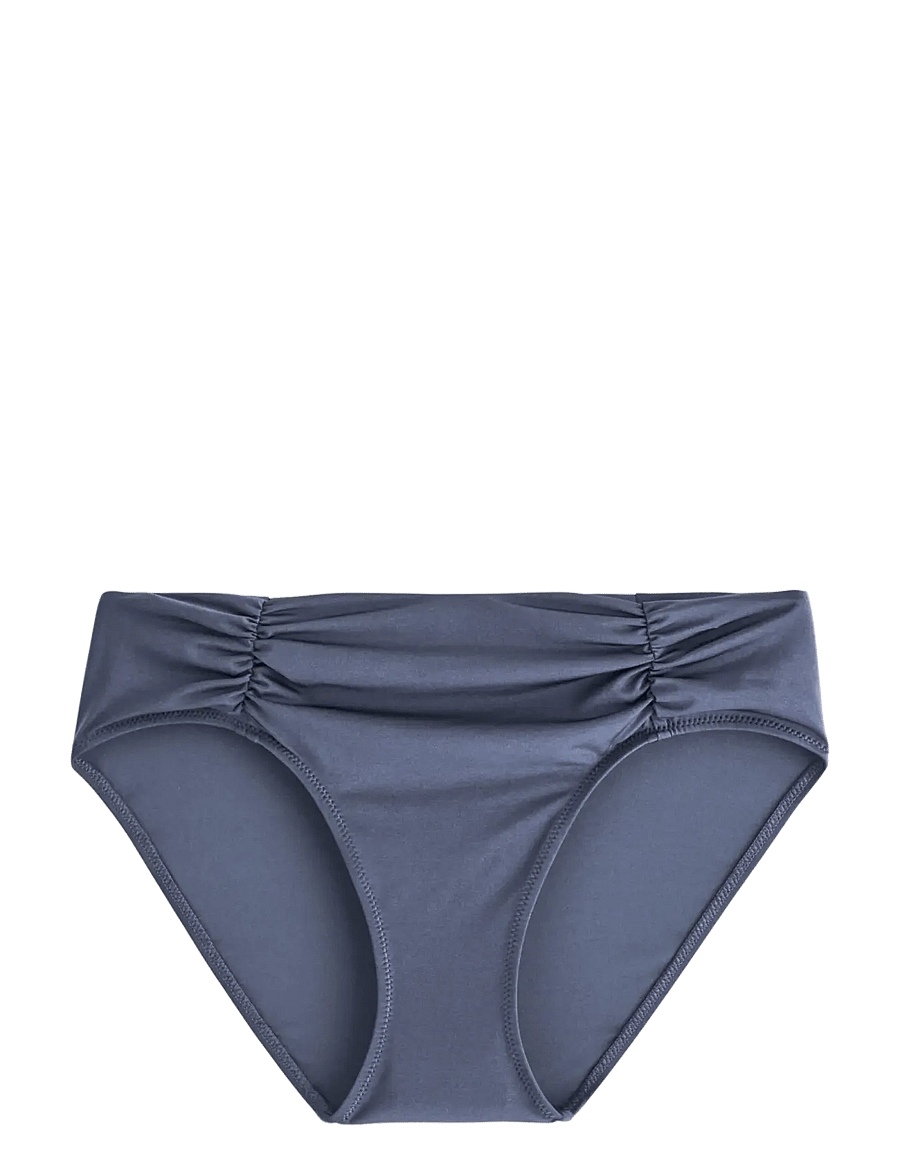 Lindex - Brief Bikini Bella Rouched Shi - bikiinipüksid - dusty blue - 1