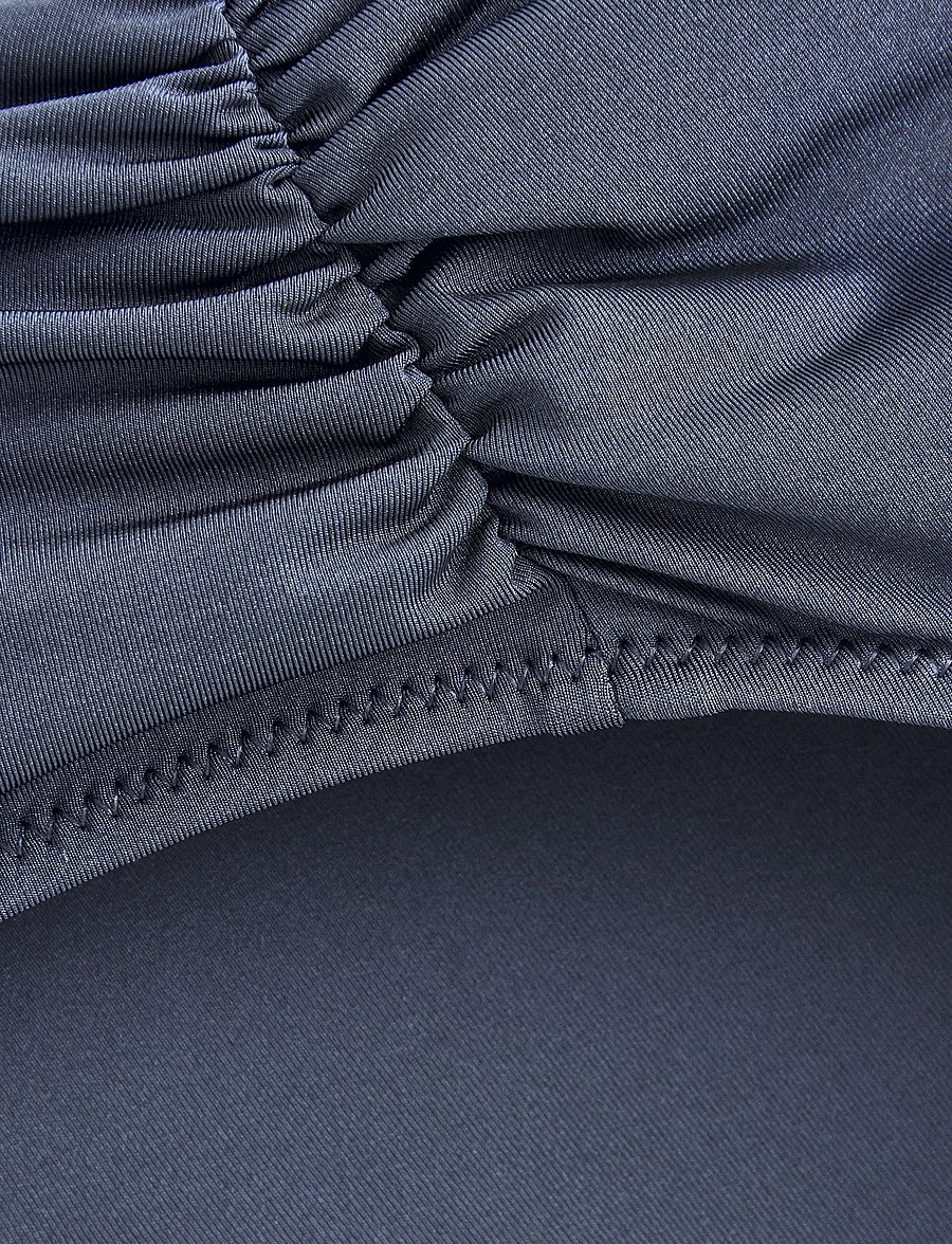 Lindex - Brief Bikini Bella Rouched Shi - bikiinipüksid - dusty blue - 5