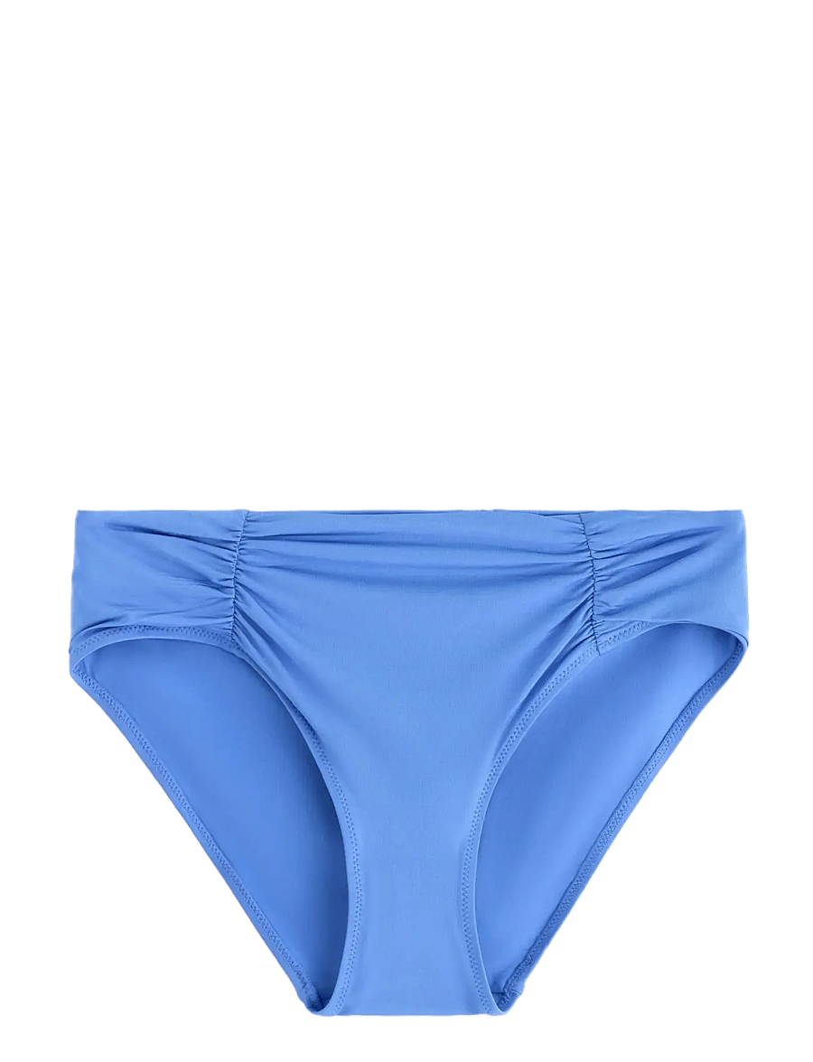 Lindex - Brief Bikini Bella Rouched Shi - bikiinipüksid - light dusty blue - 1