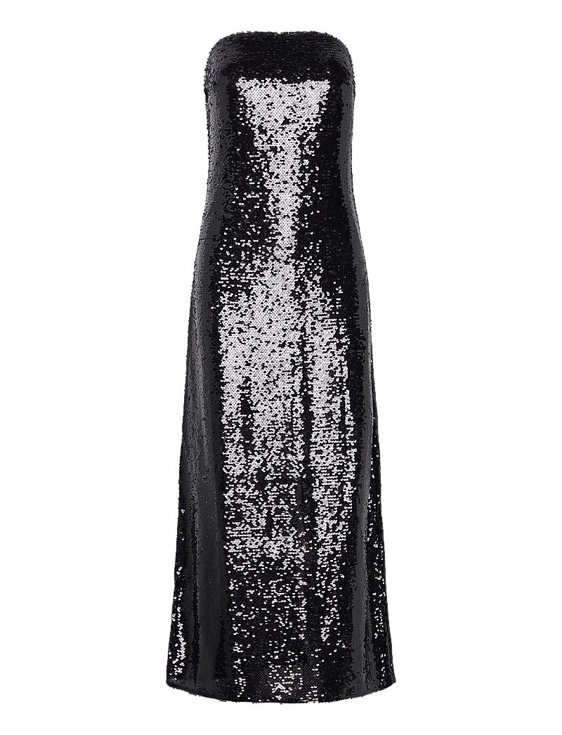 Lindex - Dress Ada - paljettklänningar - black - 1