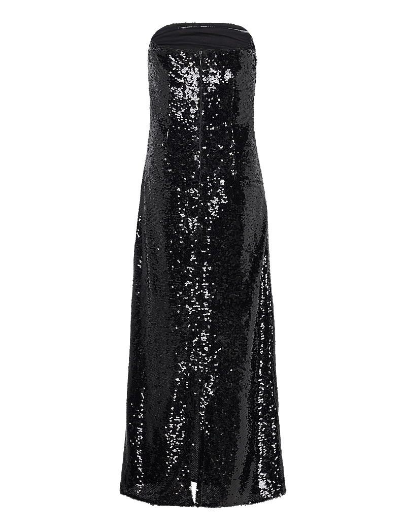 Lindex - Dress Ada - paljettklänningar - black - 2