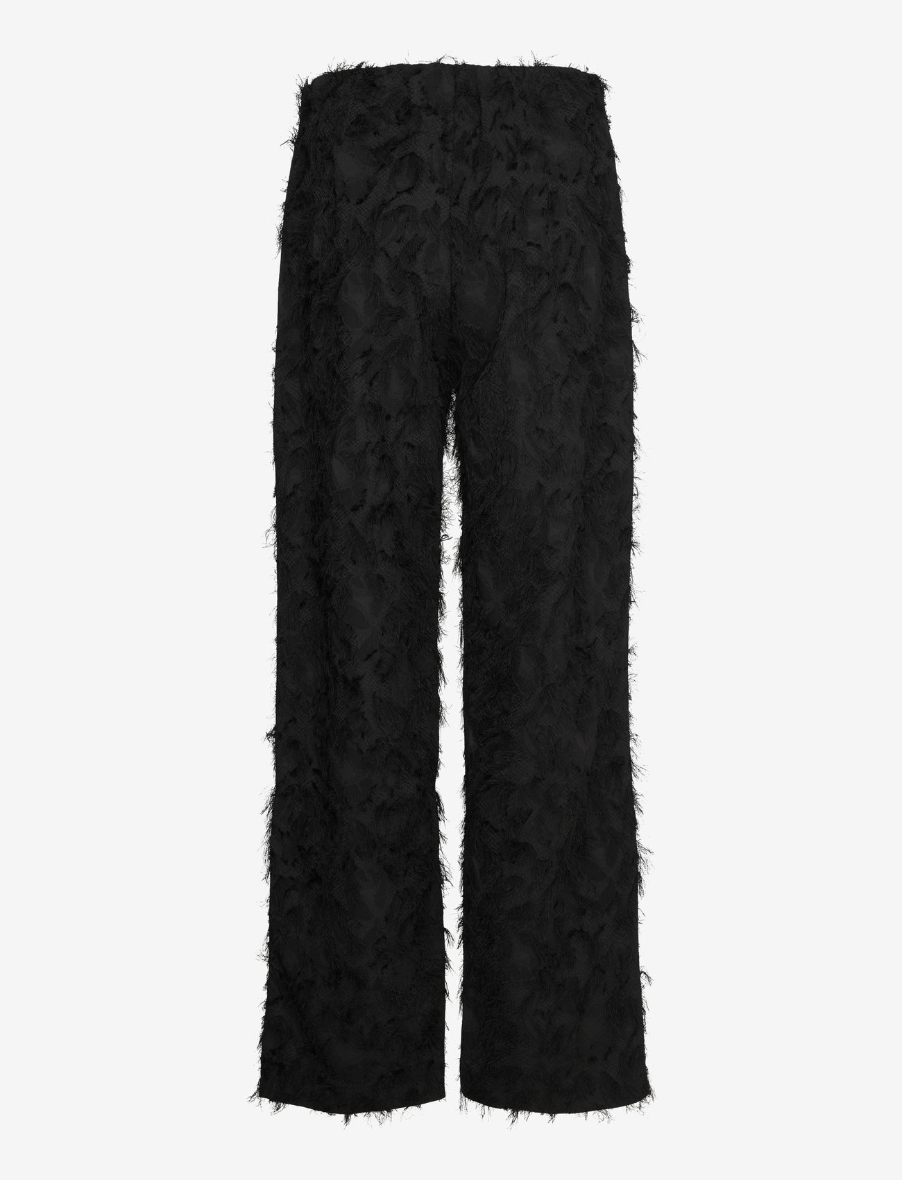 Lindex - Trouser Nora fringe - kostymbyxor - black - 2