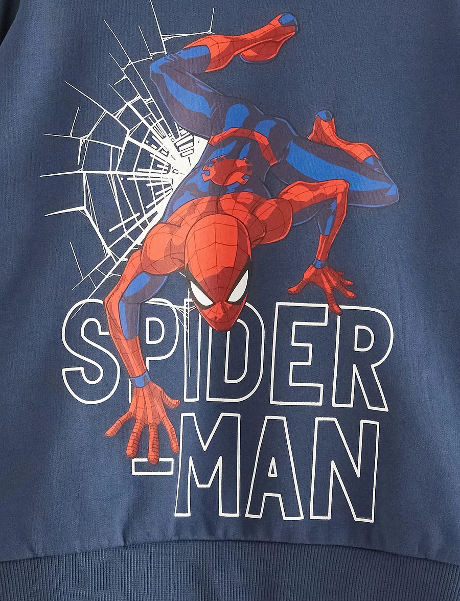 Lindex - Spider-Man collegegenser - sweatshirts - dark blue - 5