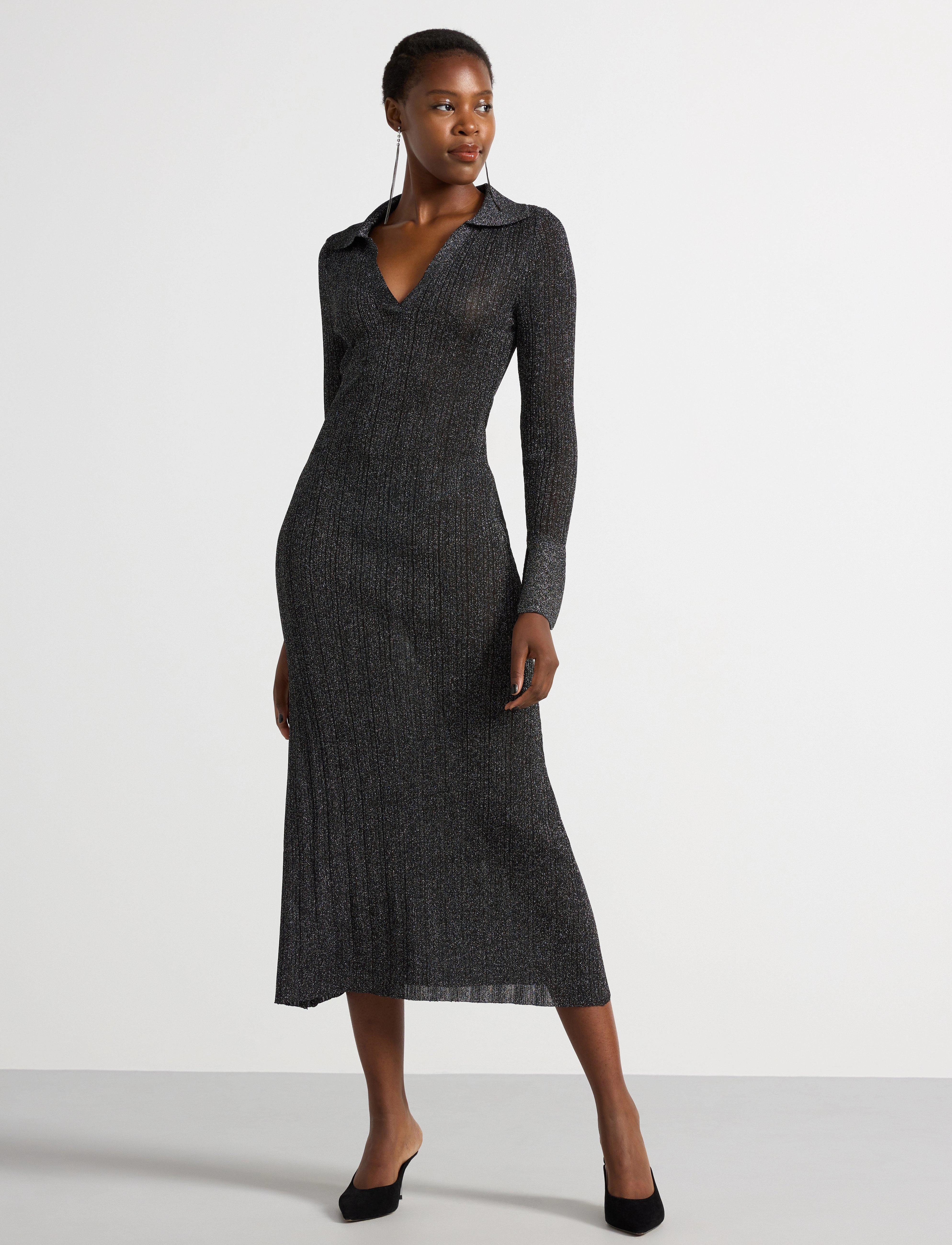 Lindex Dress Zoey - Tøj - BLACK / black