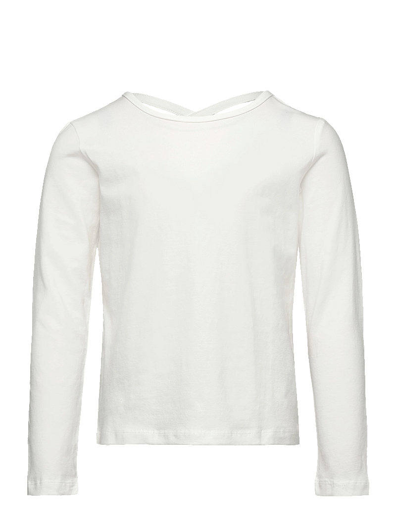 Lindex - Top with cross back - langærmede t-shirts - off white - 1