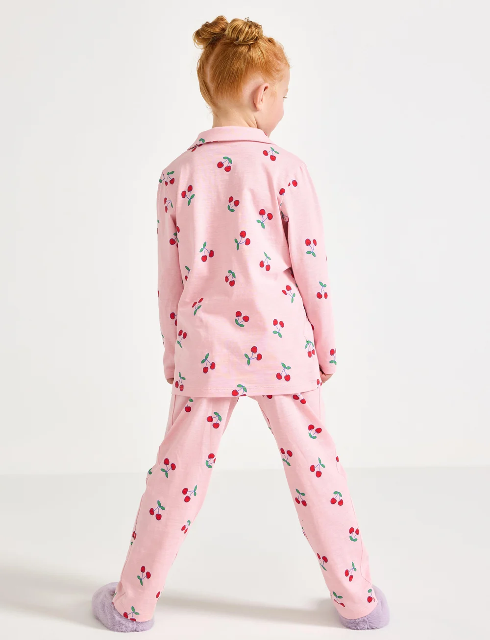 Lindex - Pyjama Shirt and trousers - pyjamasset - light pink - 5